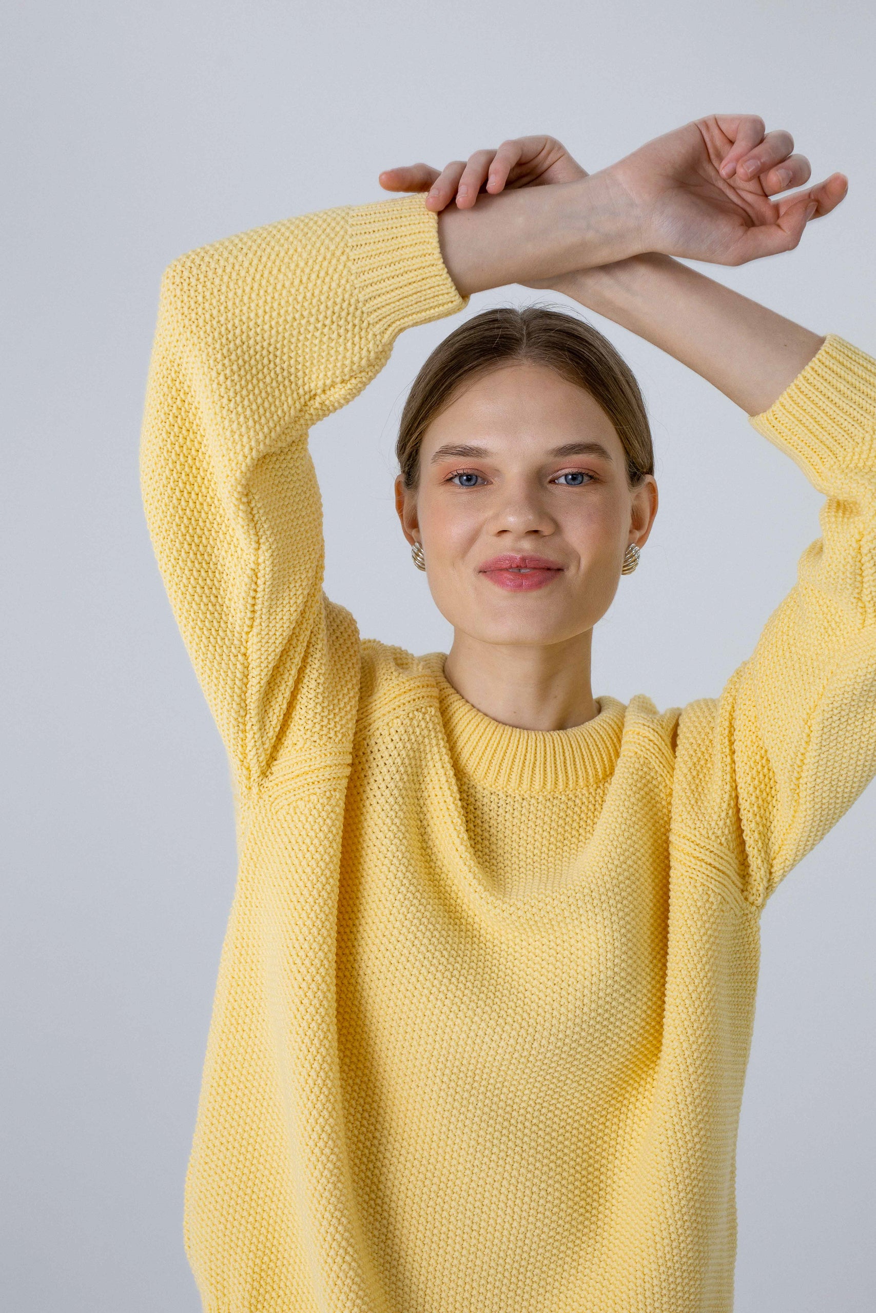 'Suzy' yellow sweater