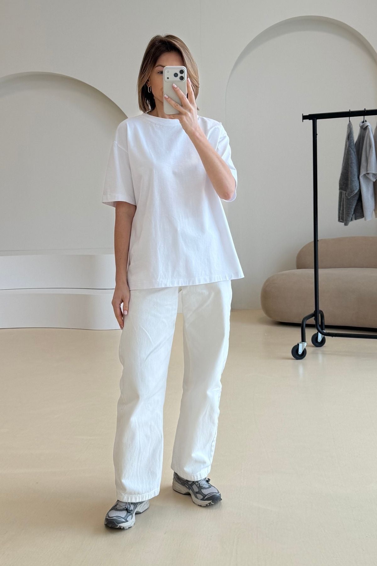 Cotton t-shirt white sample