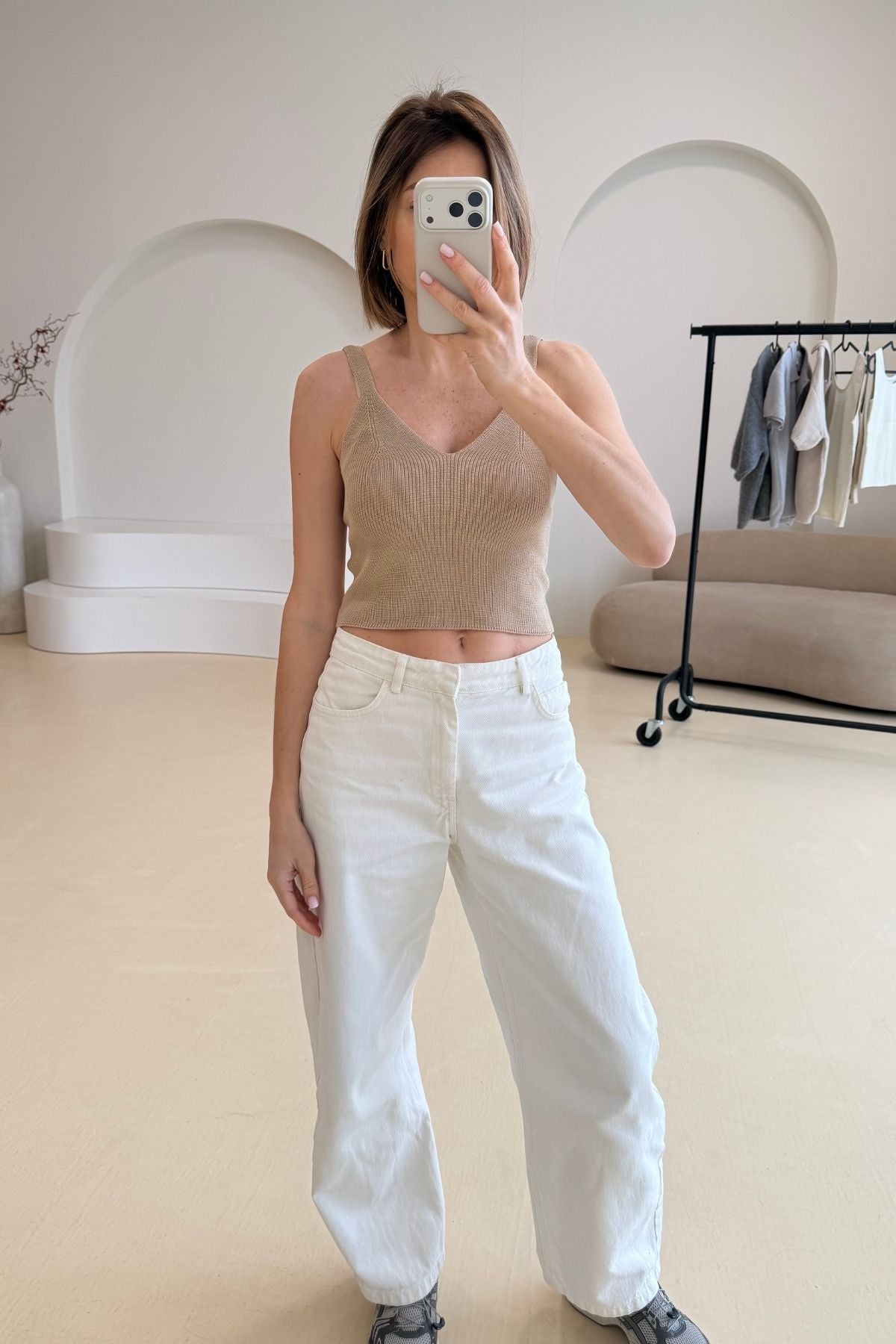 Cotton crop-top sample