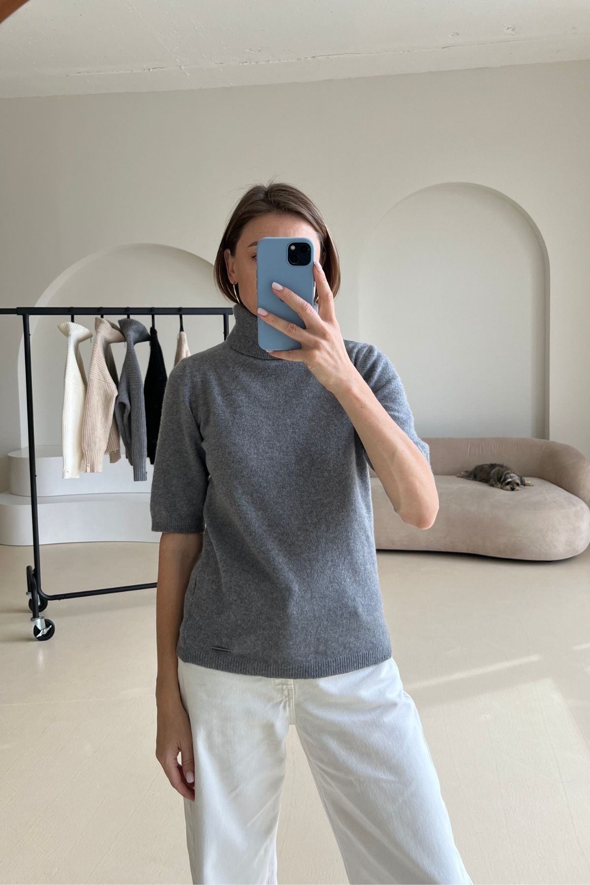 Turtleneck top sample