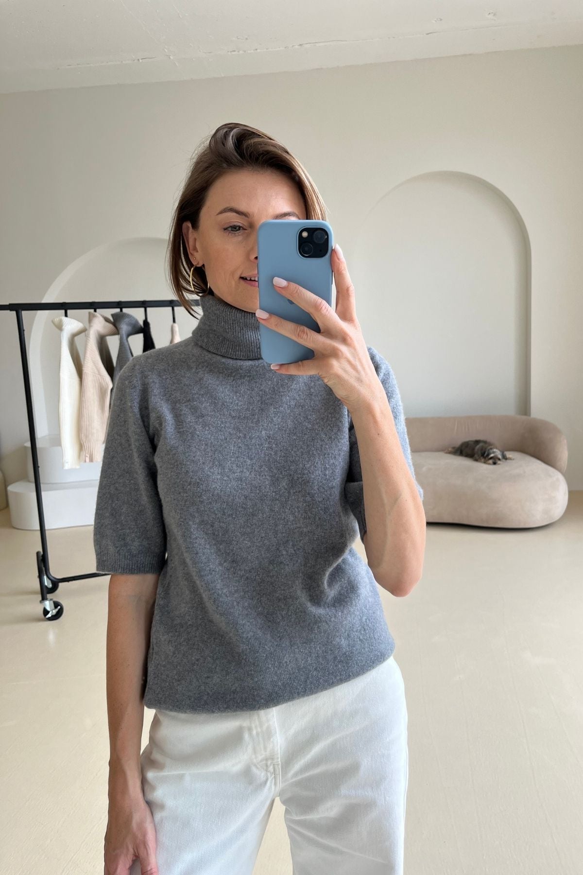 Turtleneck top sample