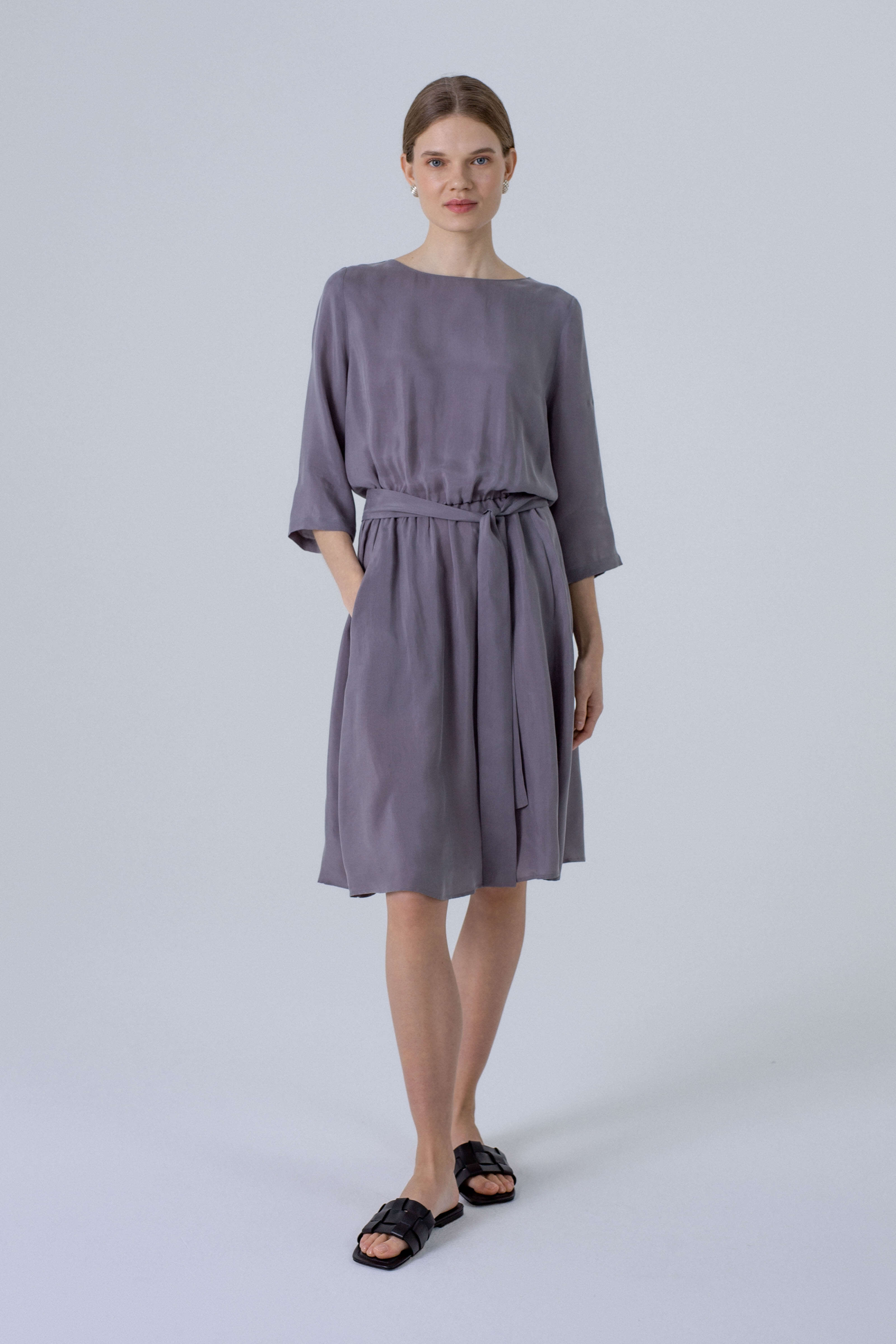 'Viki' grey dress