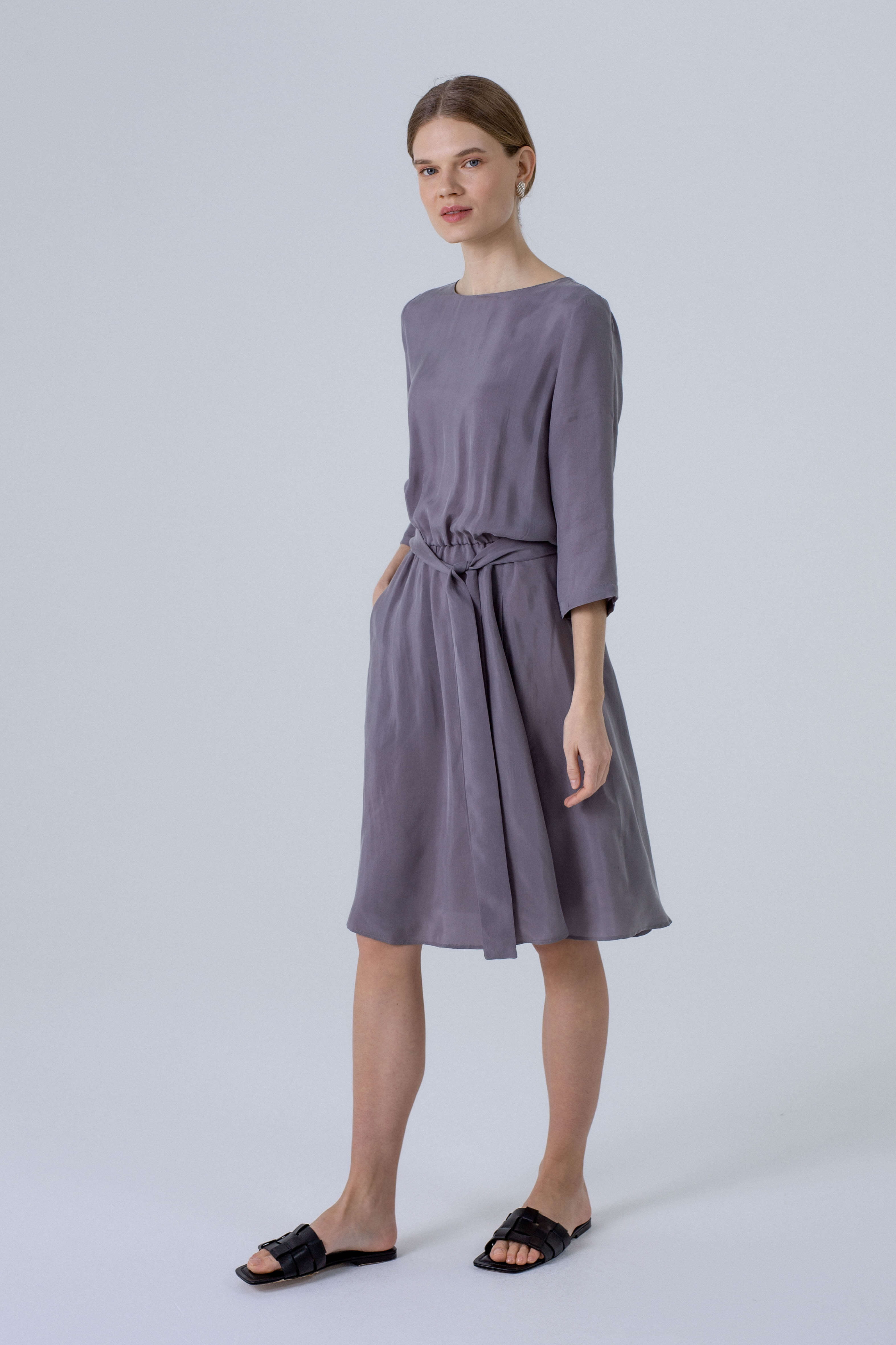 'Viki' grey dress