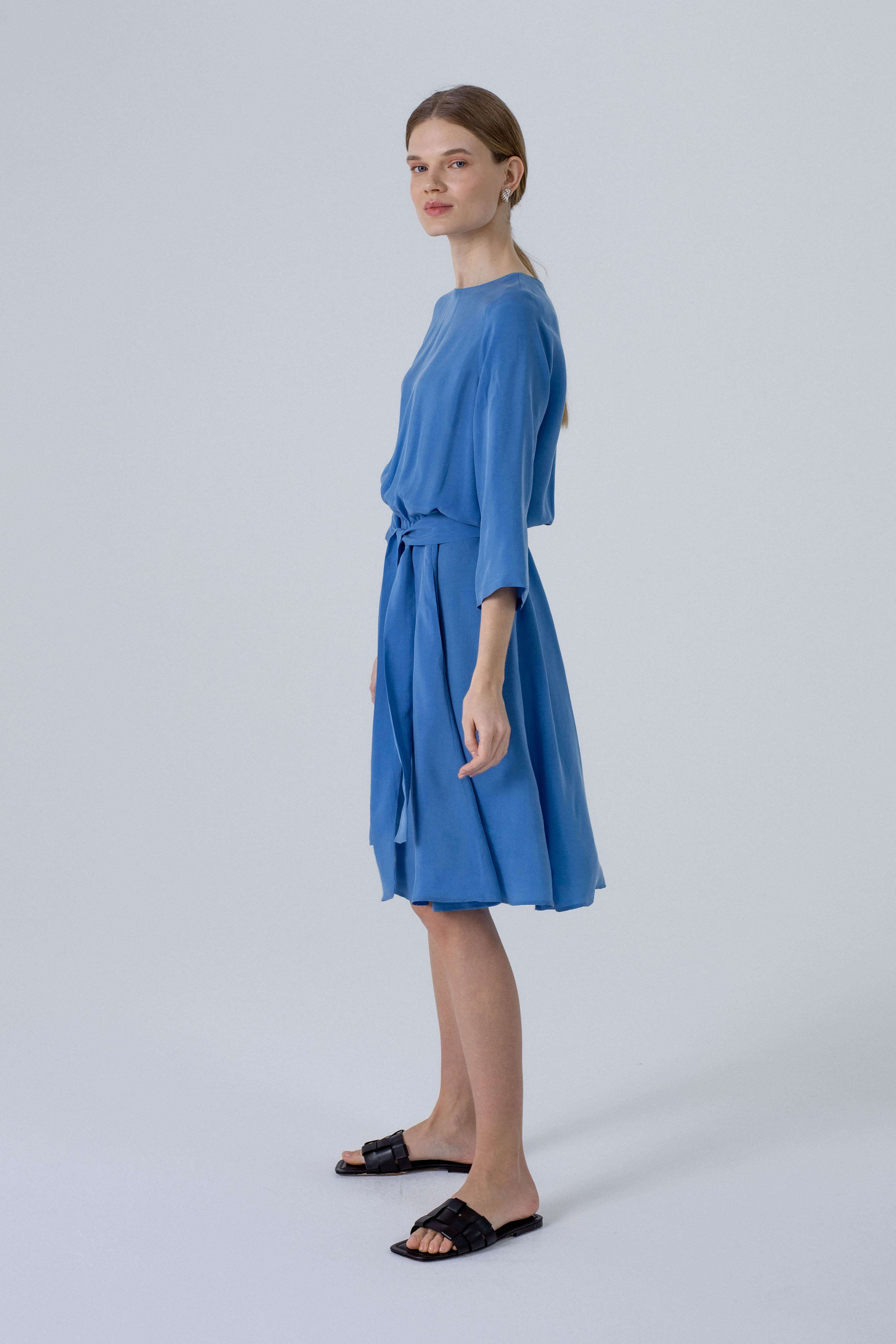 'Viki' light blue dress