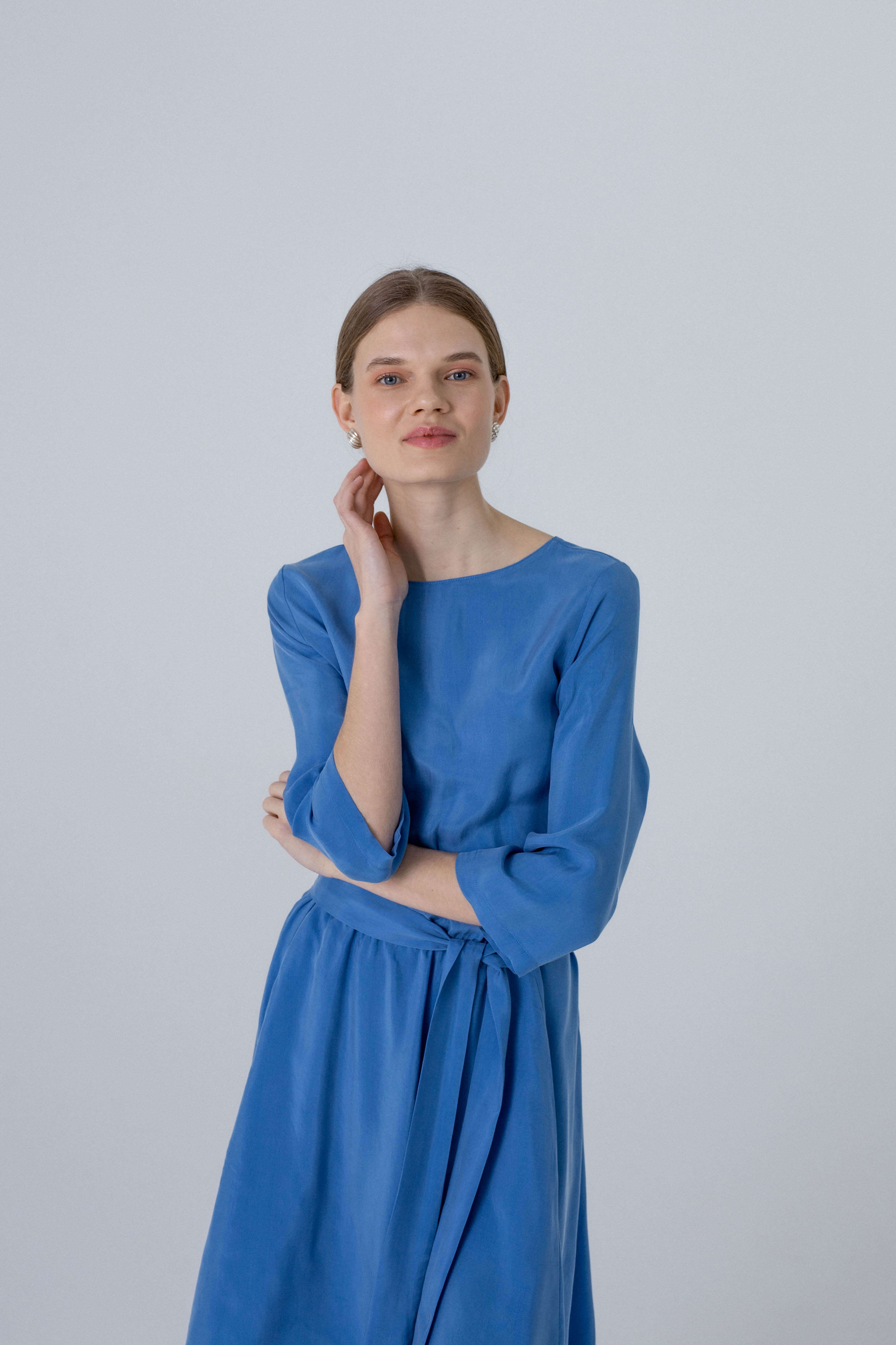 'Viki' light blue dress