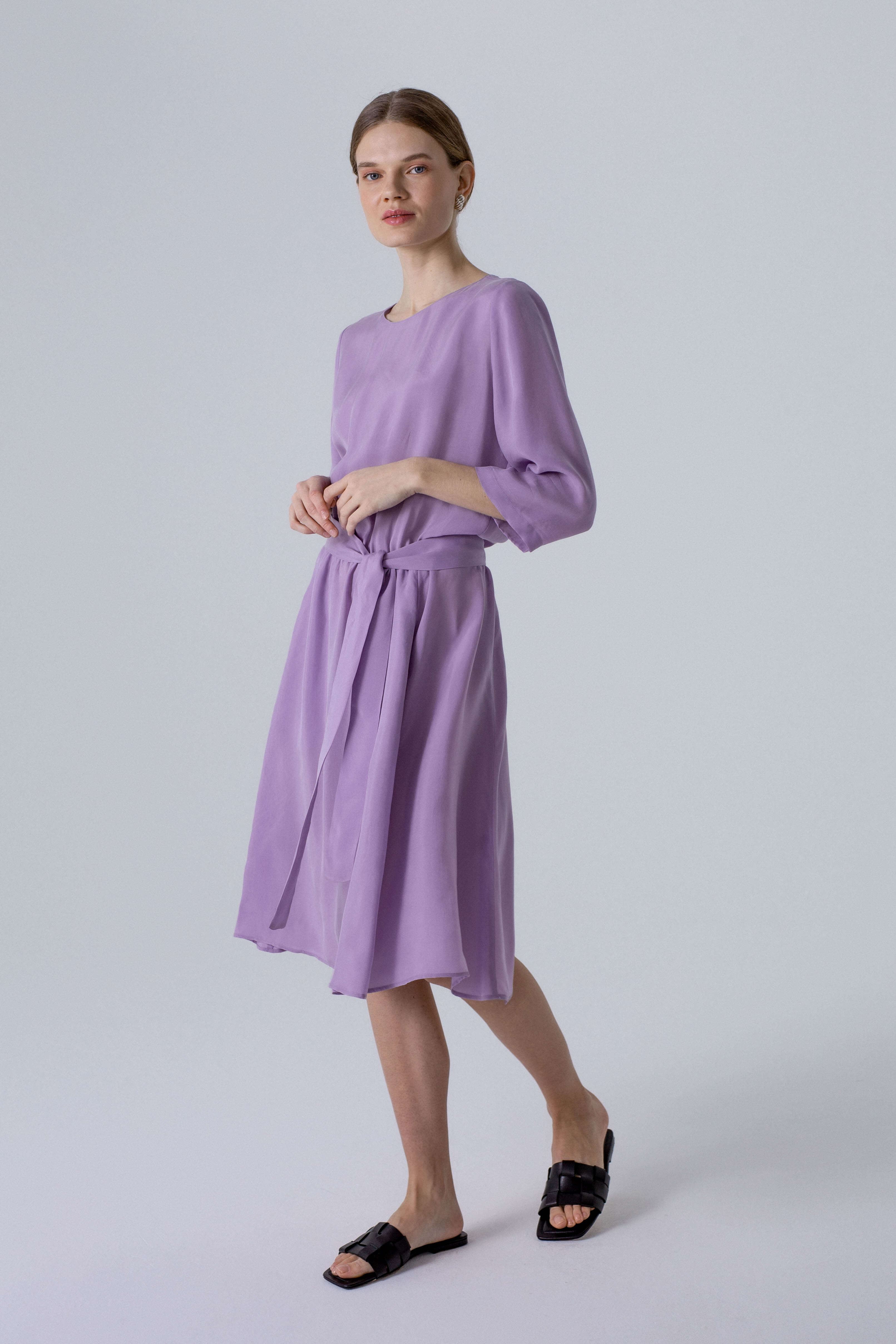 'Viki' violet dress