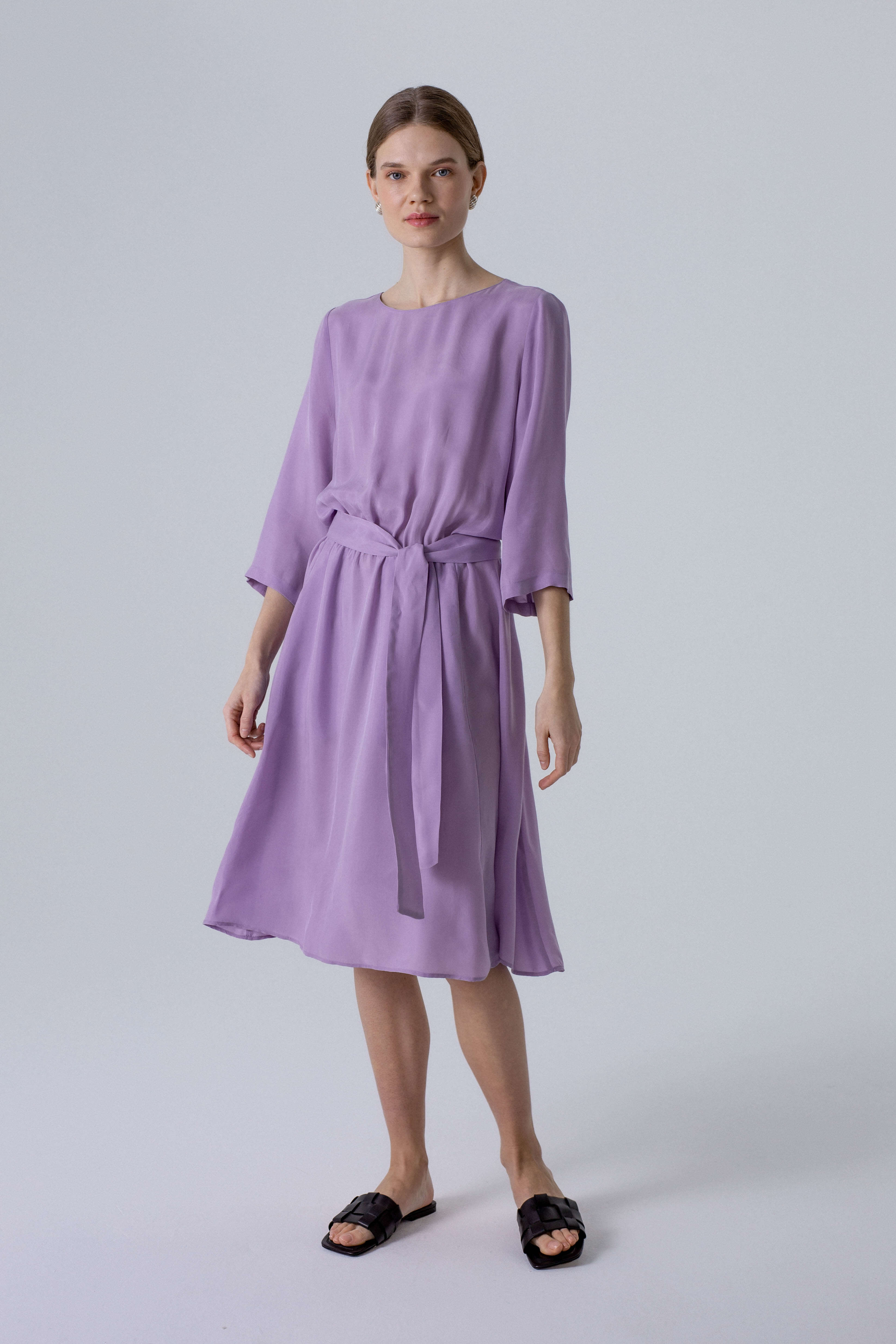 'Viki' violet dress