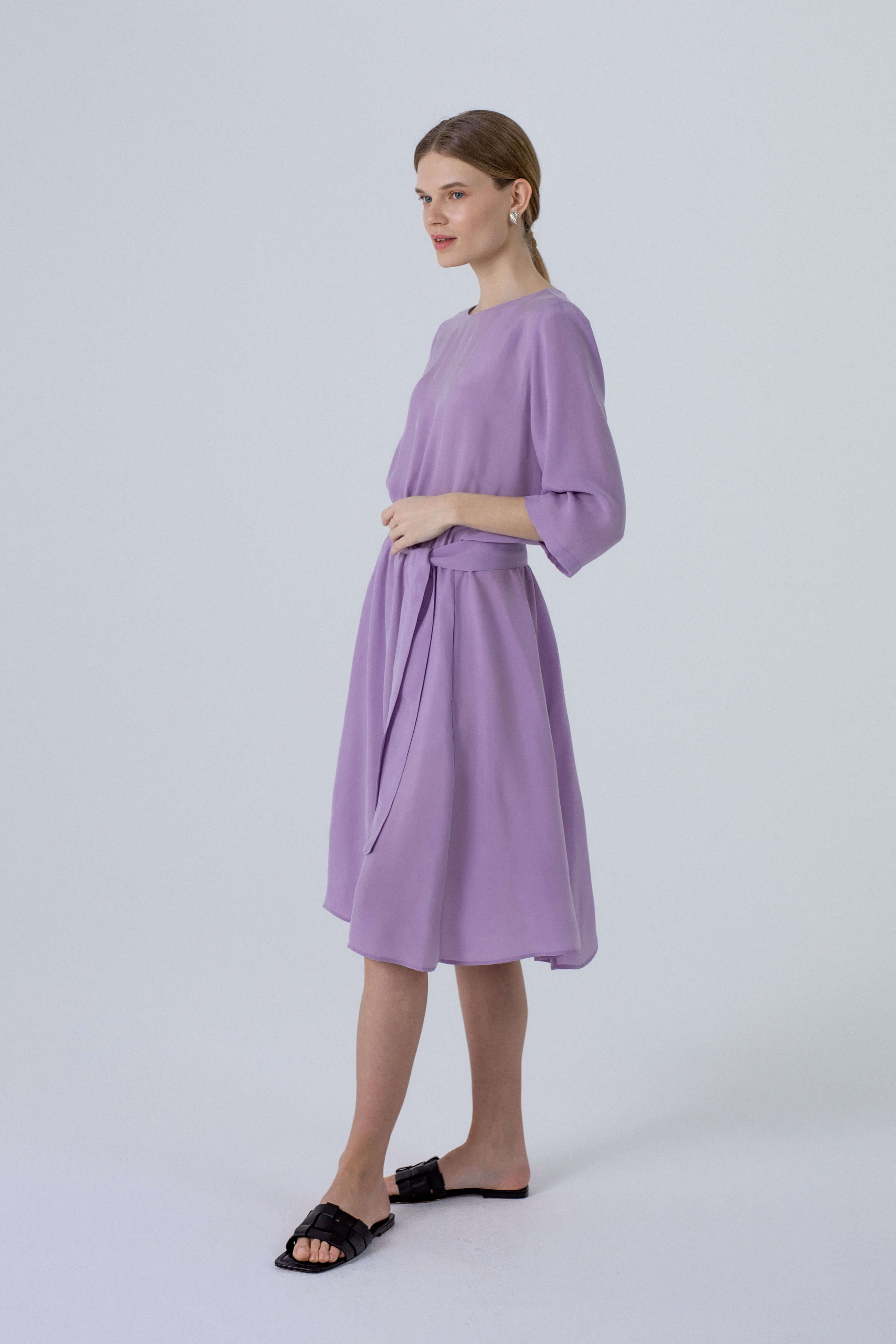 'Viki' violet dress