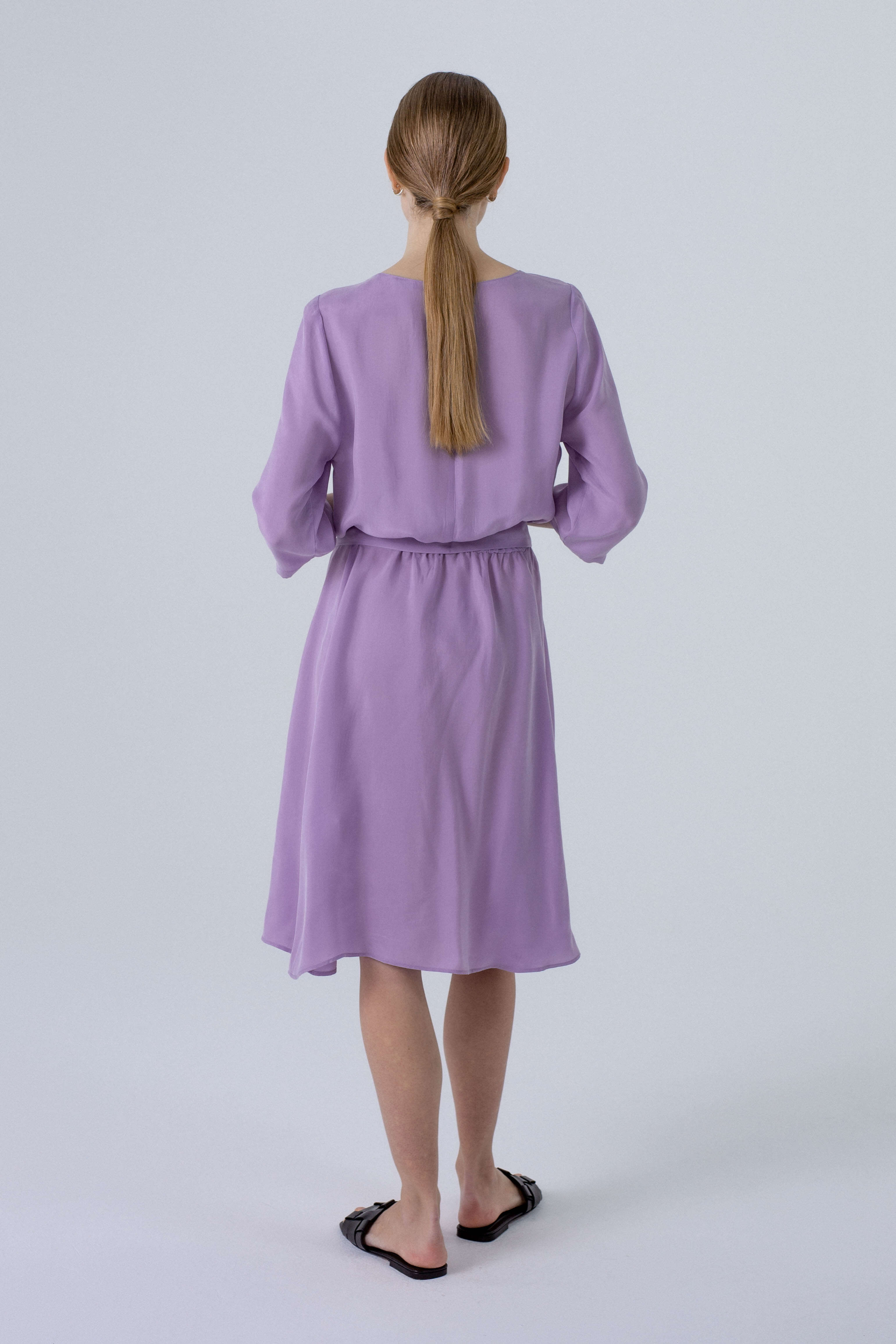 'Viki' violet dress