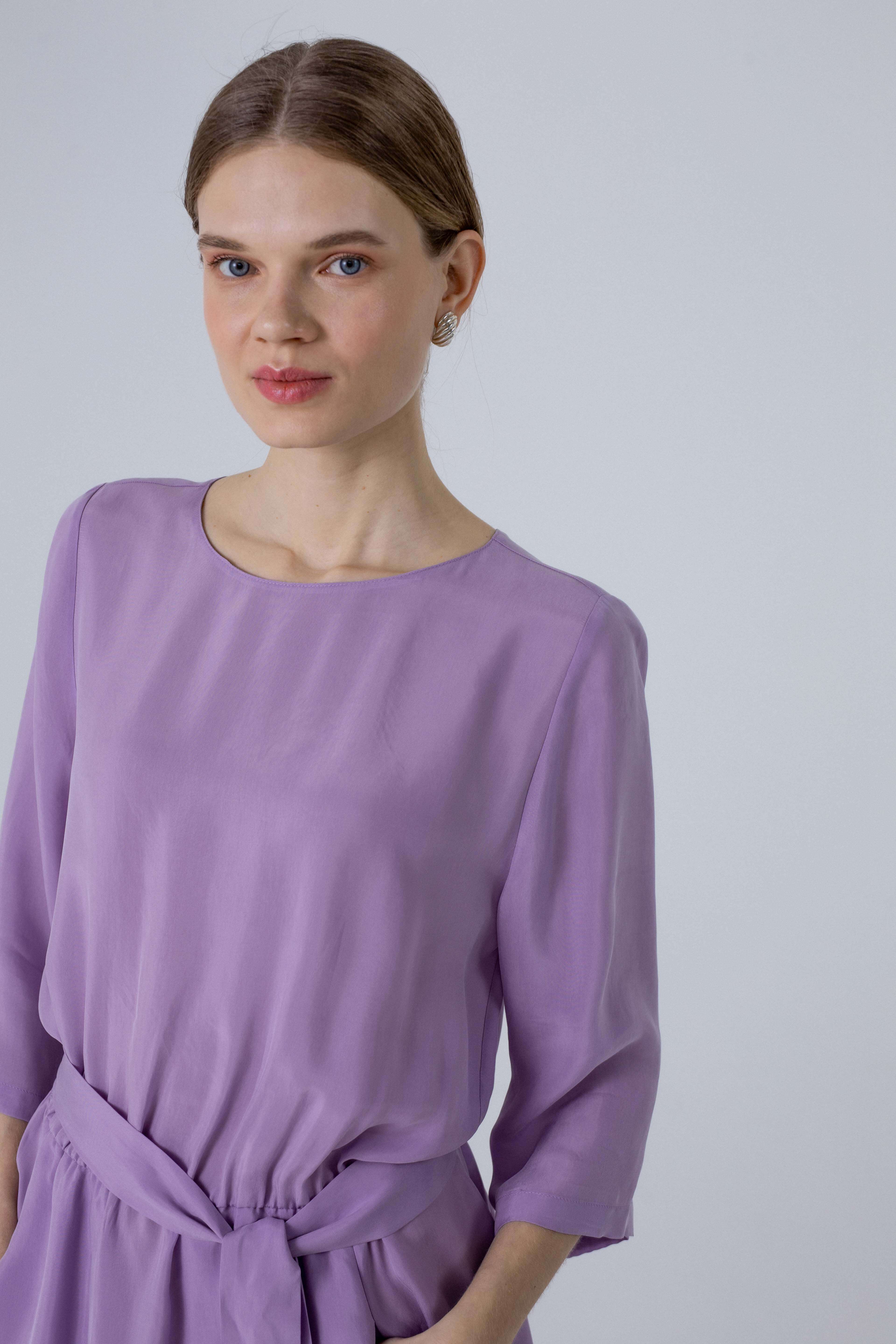 'Viki' violet dress