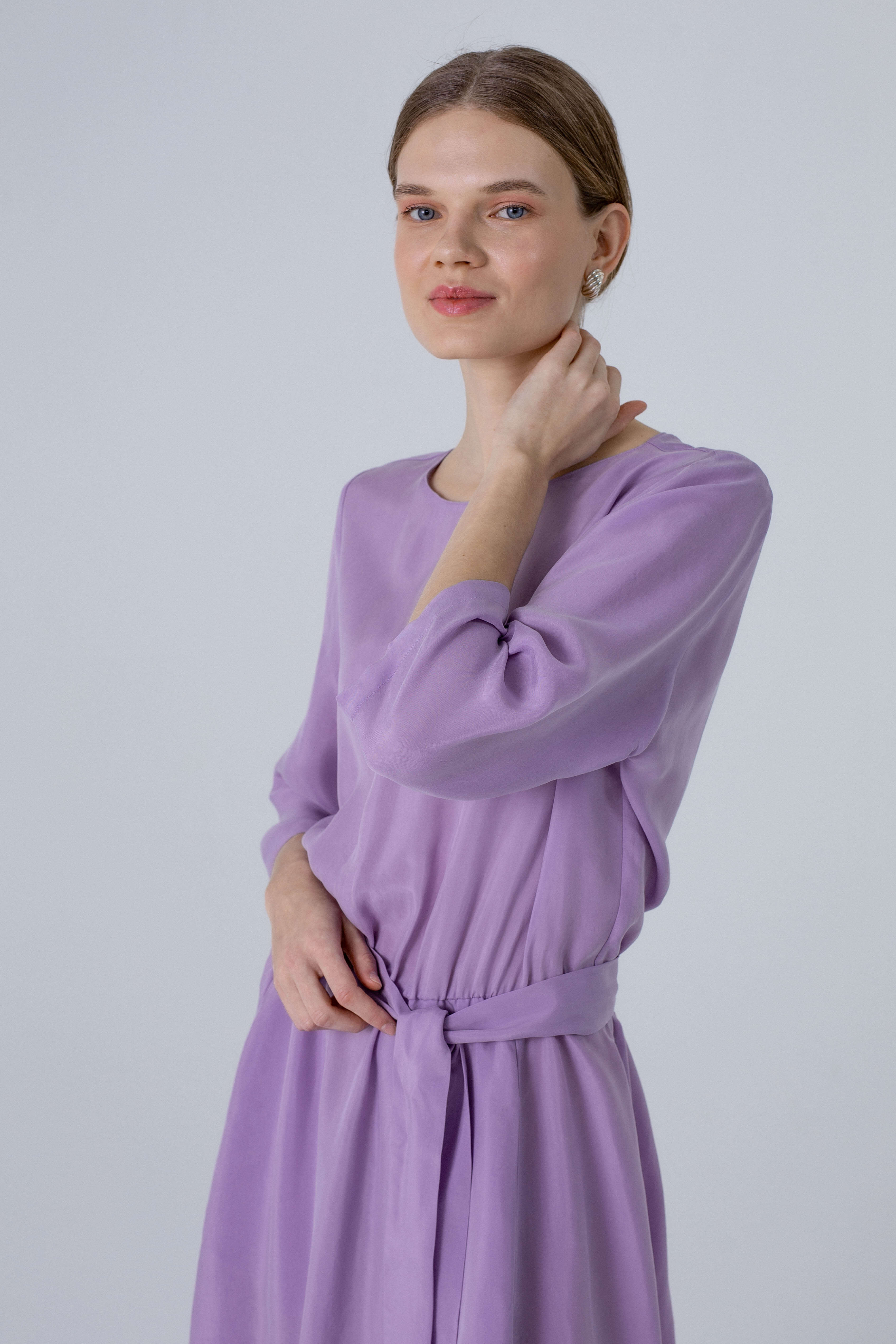 'Viki' violet dress