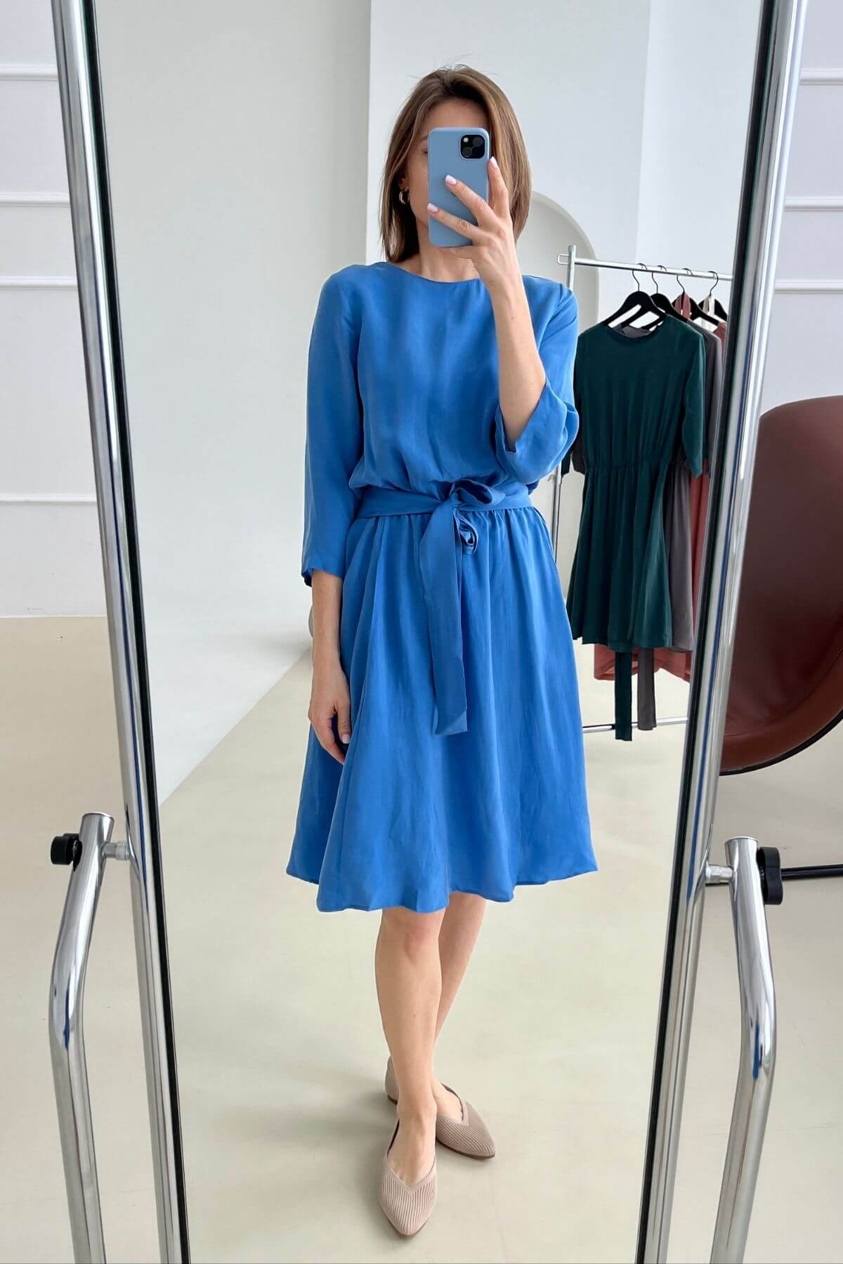 'Viki' light blue dress