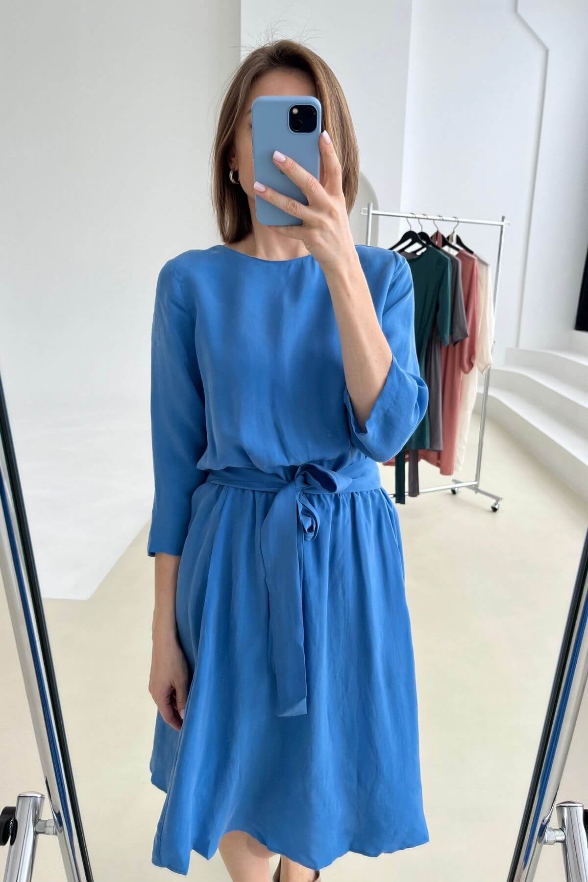 'Viki' light blue dress