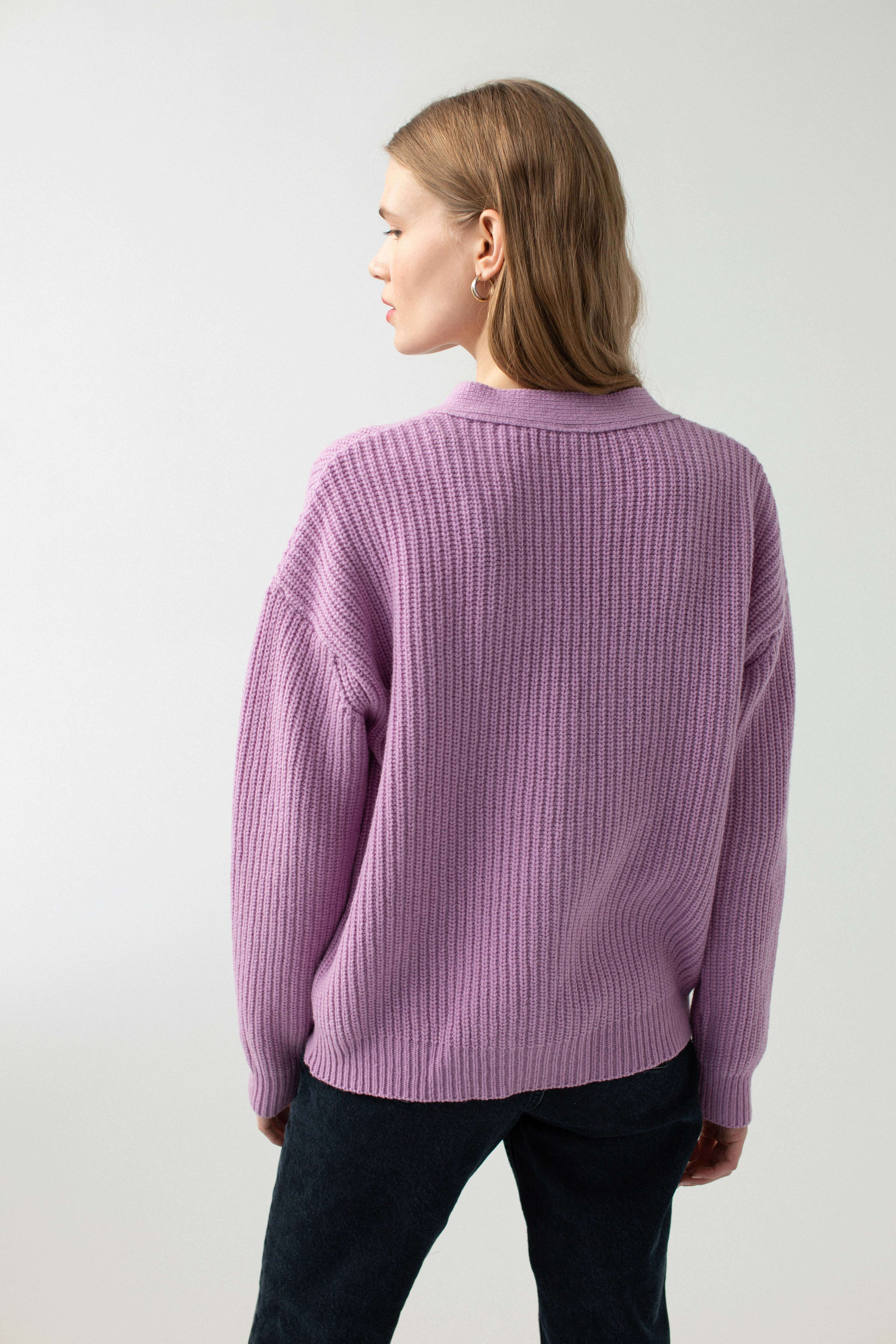 'Ema' violet cardigan