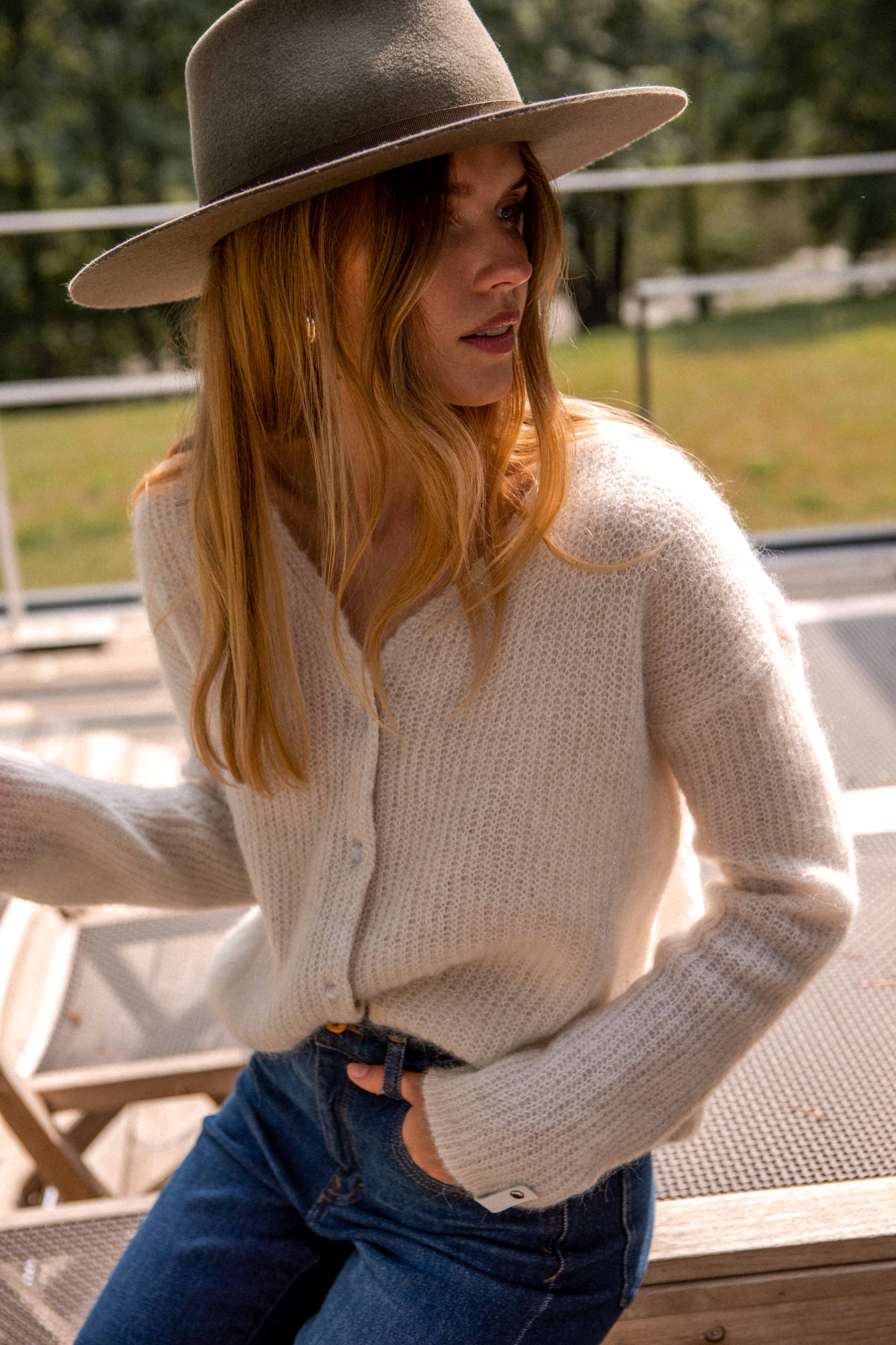 'Greta' cardigan