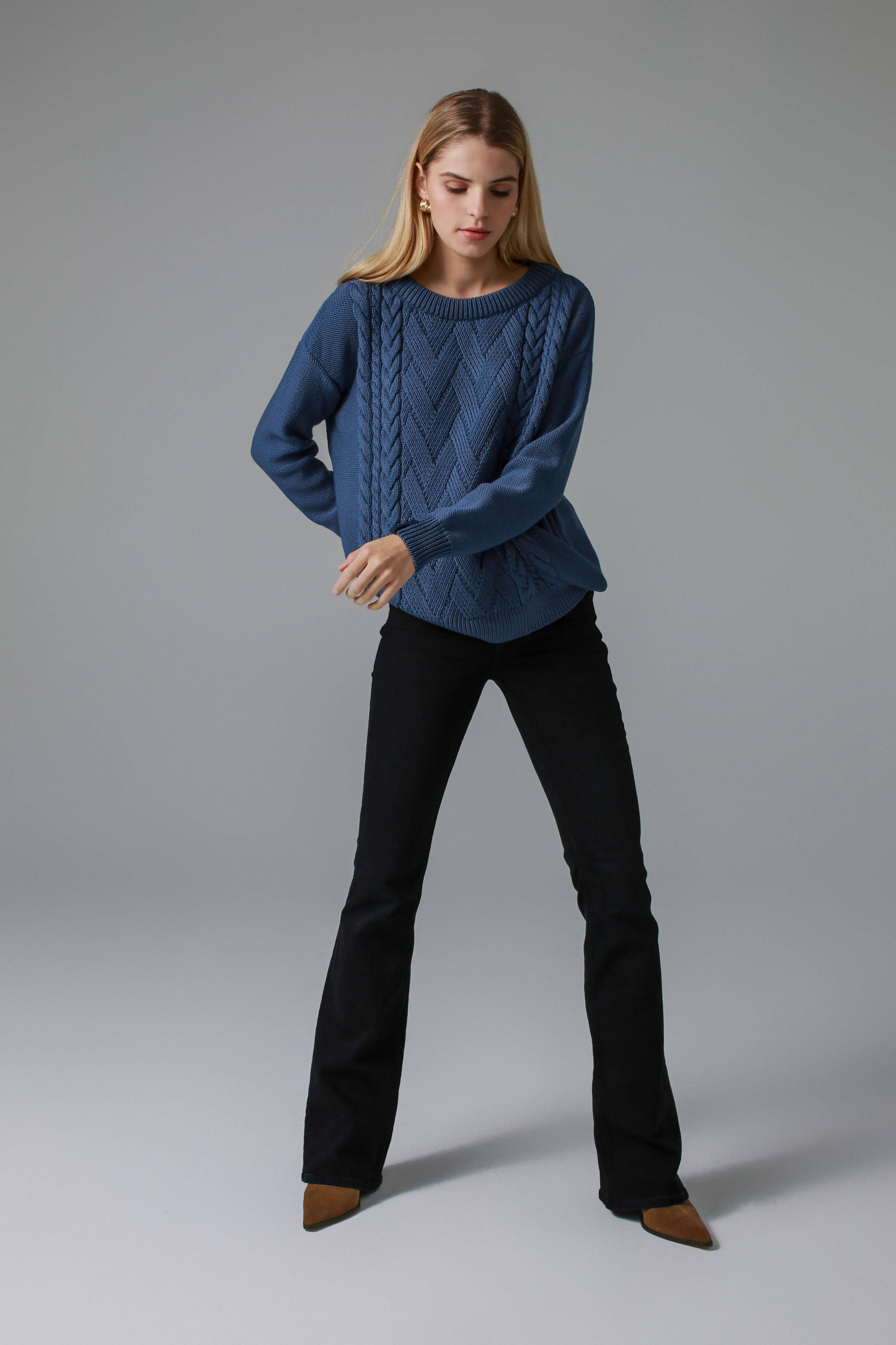 'Alice' blue sweater