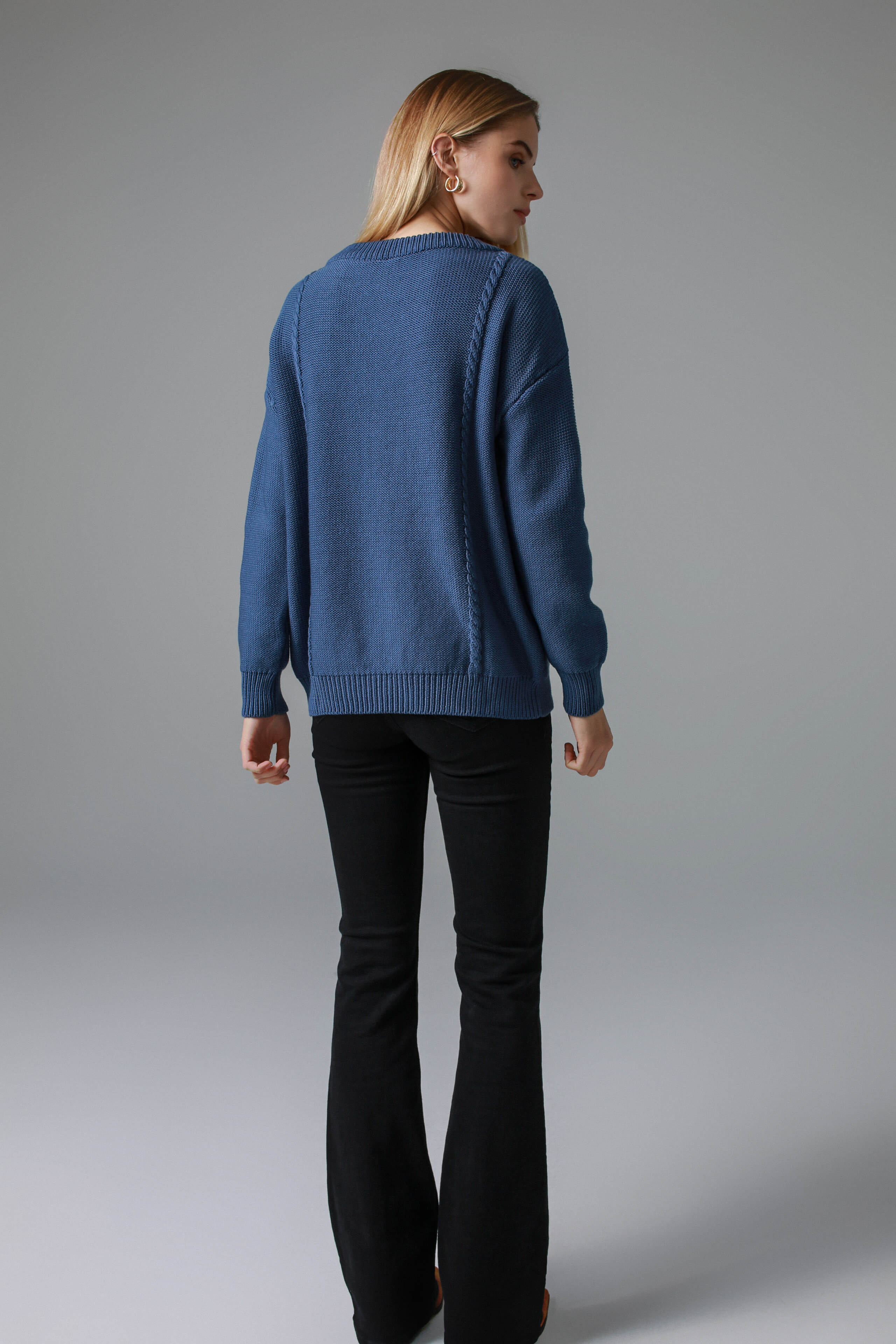 'Alice' blue sweater