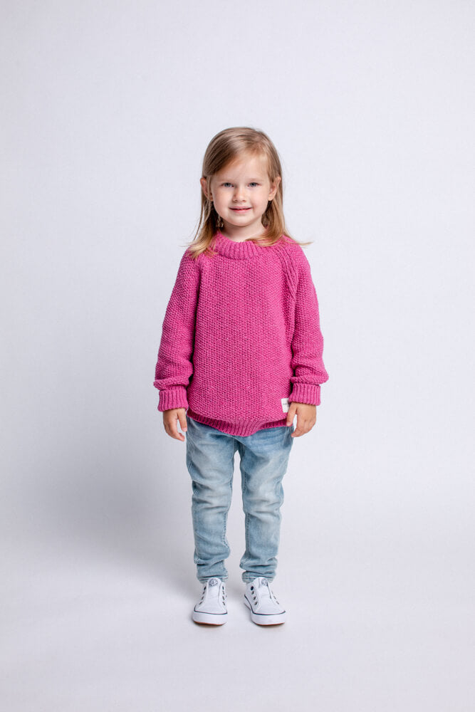 'Apple' pink sweater