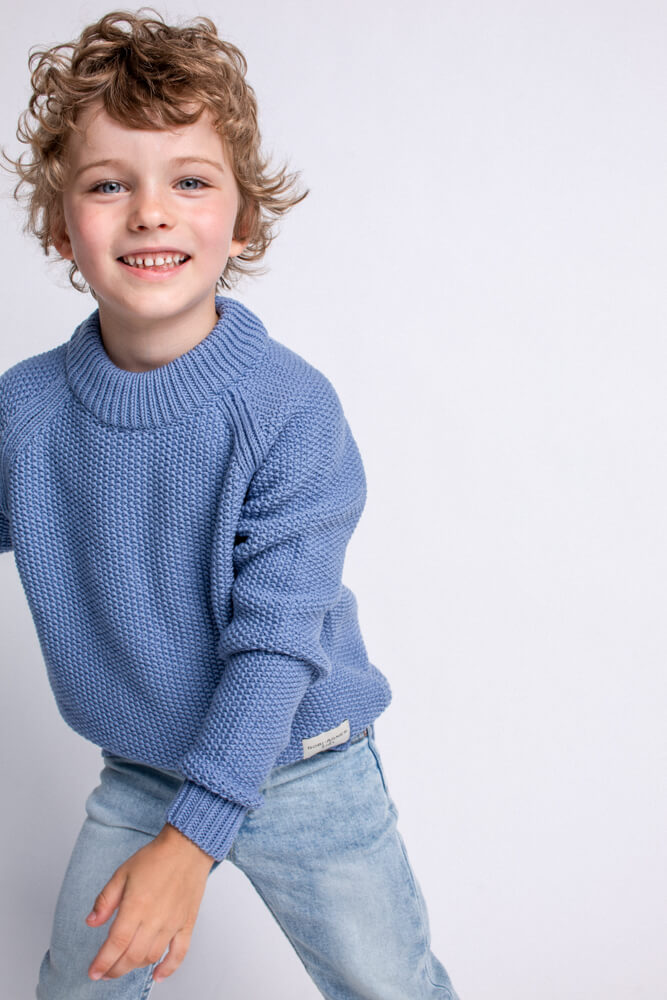 'Bobi' light blue sweater