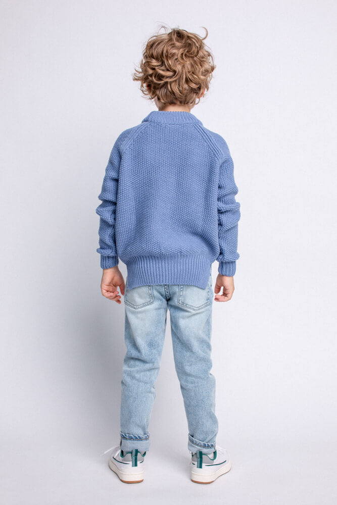 'Bobi' light blue sweater