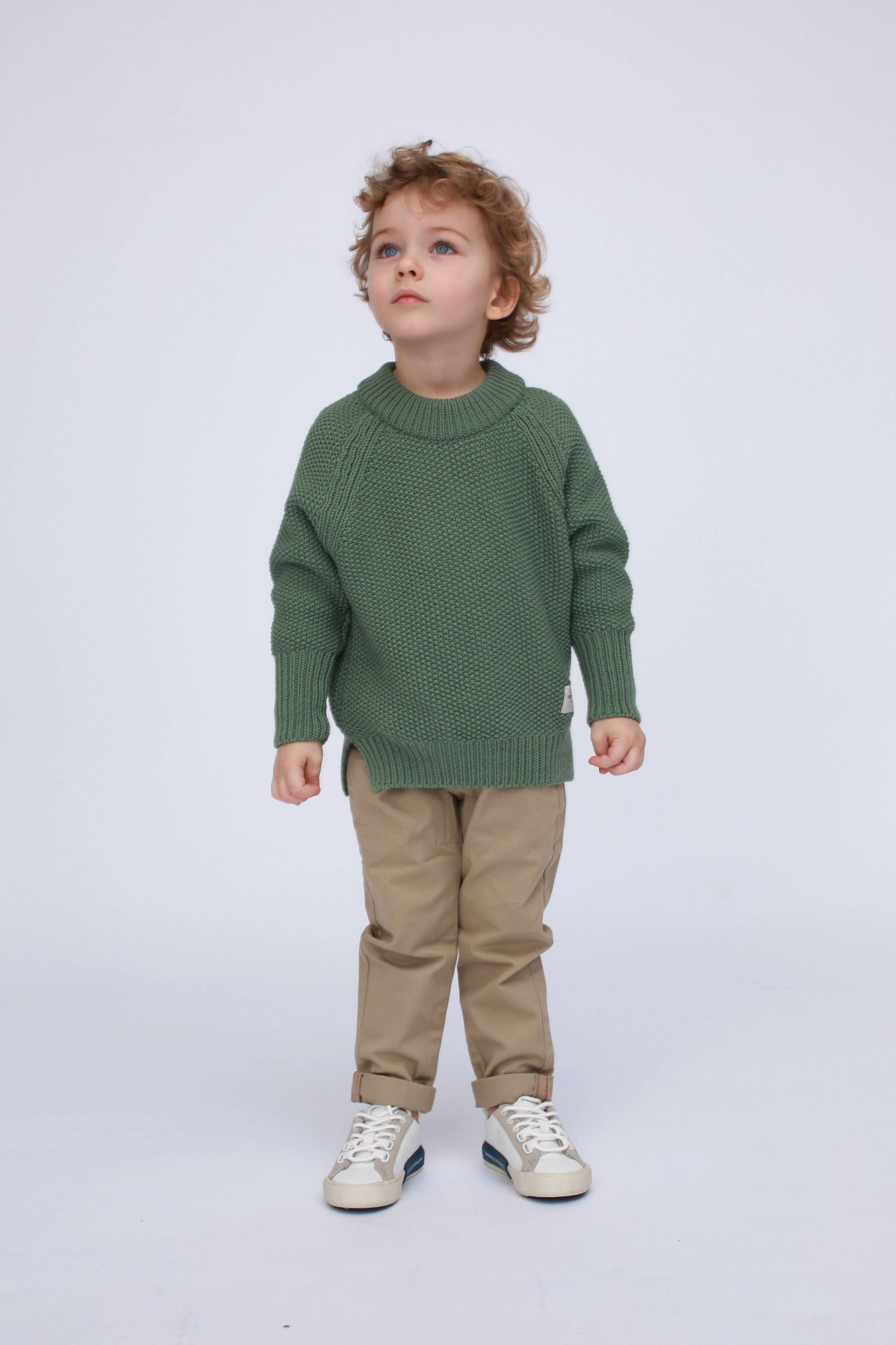 'Bobi' green sweater