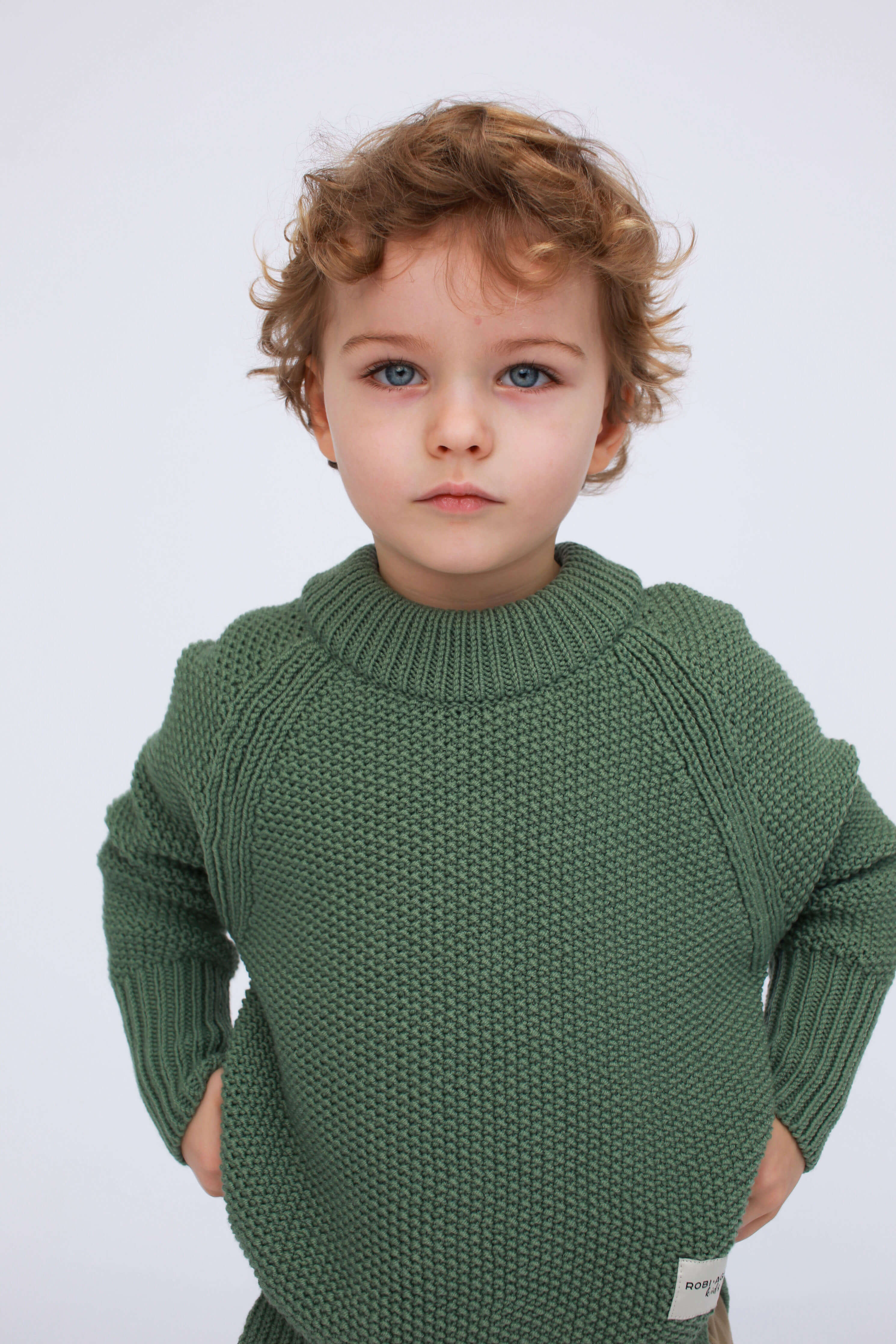 'Bobi' green sweater