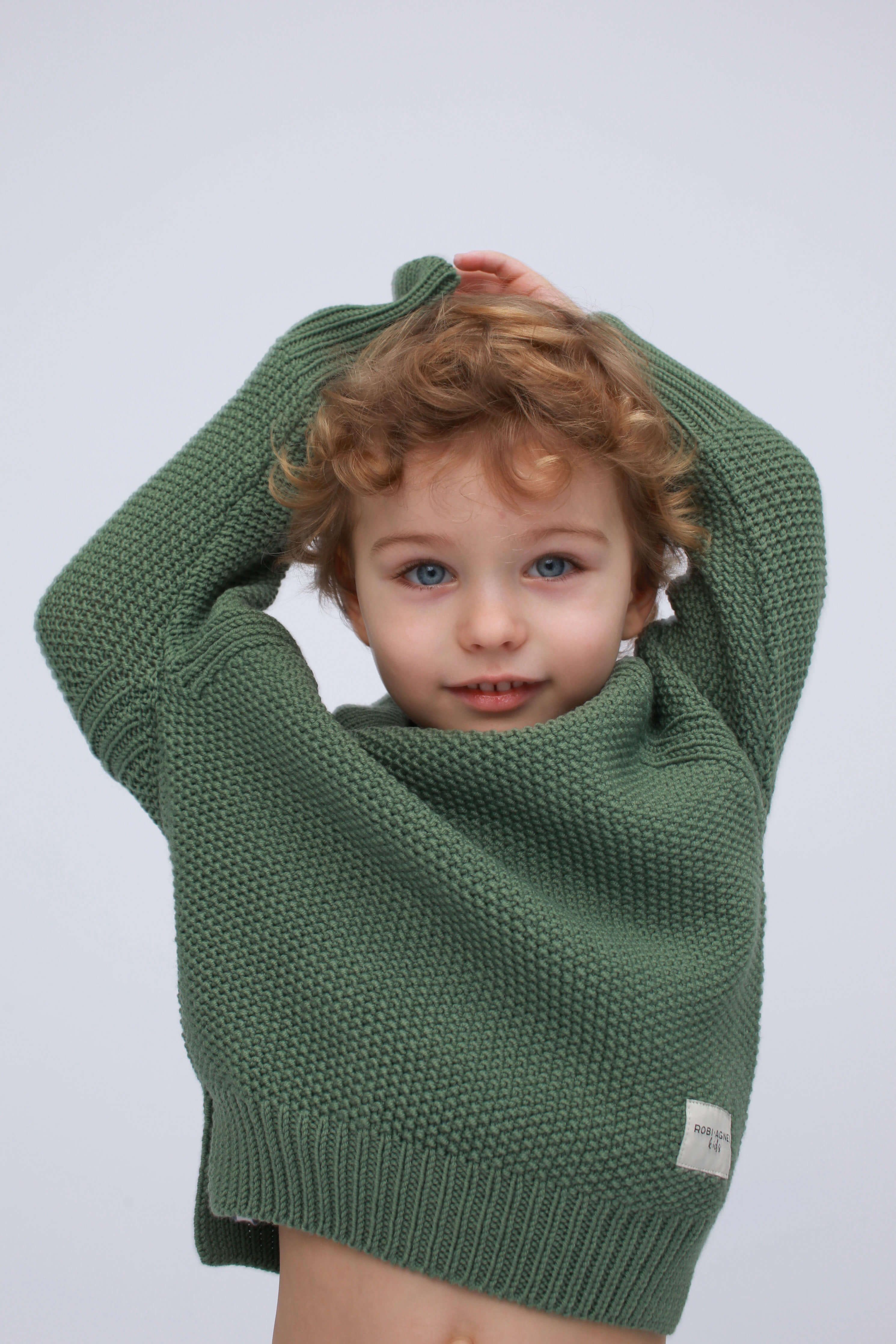 'Bobi' green sweater