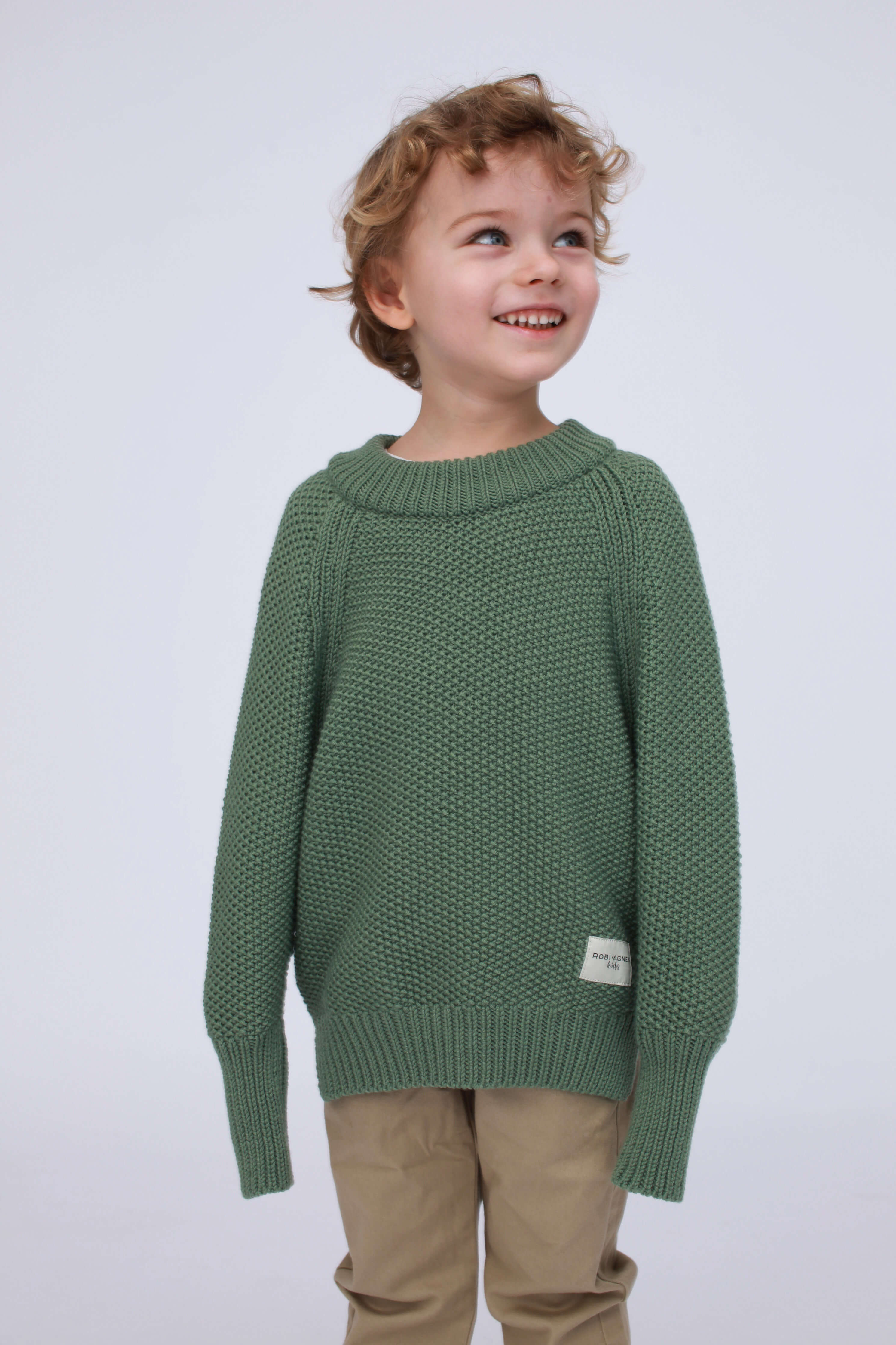 'Bobi' green sweater