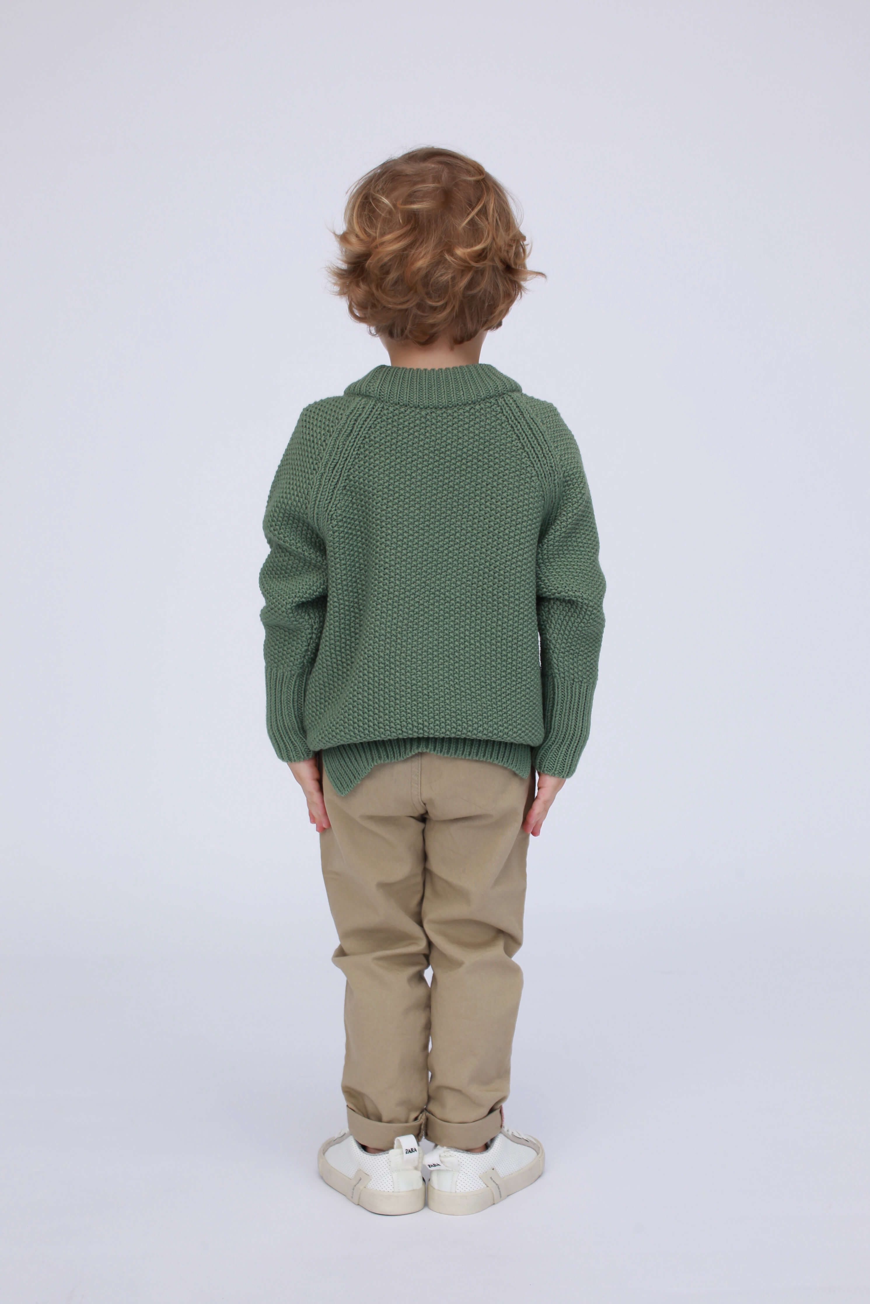 'Bobi' green sweater