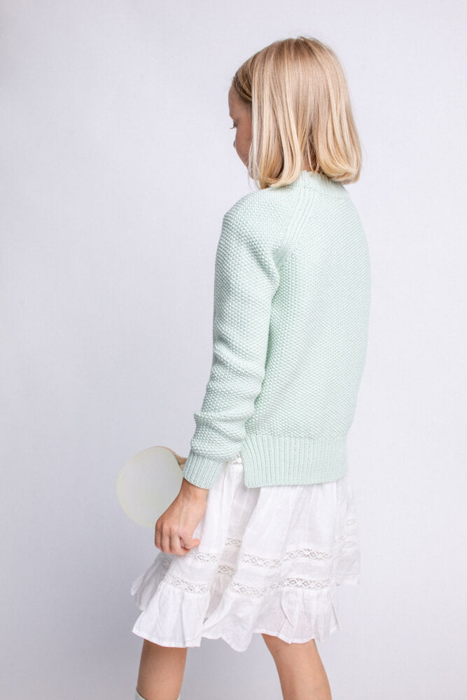 'Bobi' mint sweater