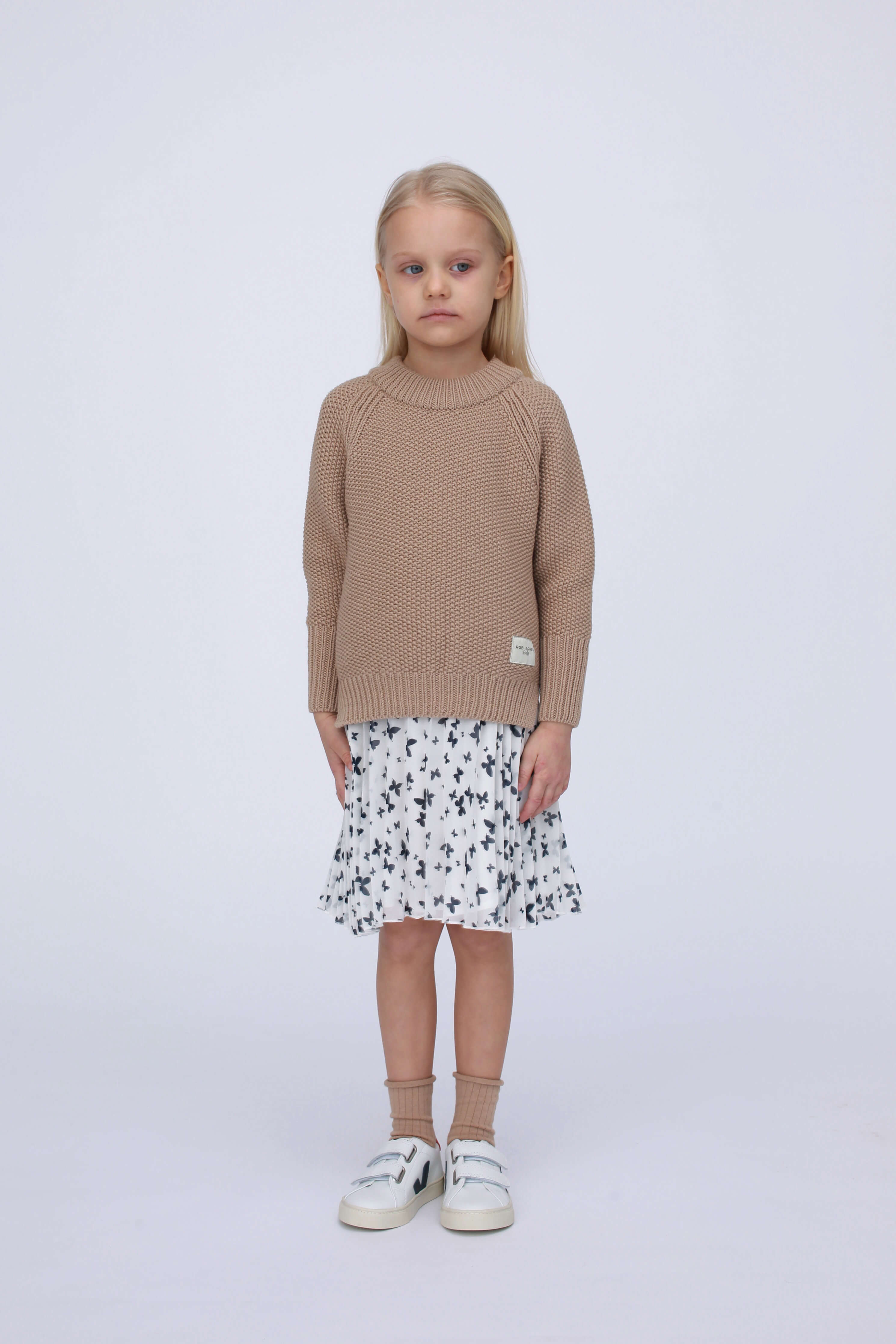 'Bobi' sand sweater