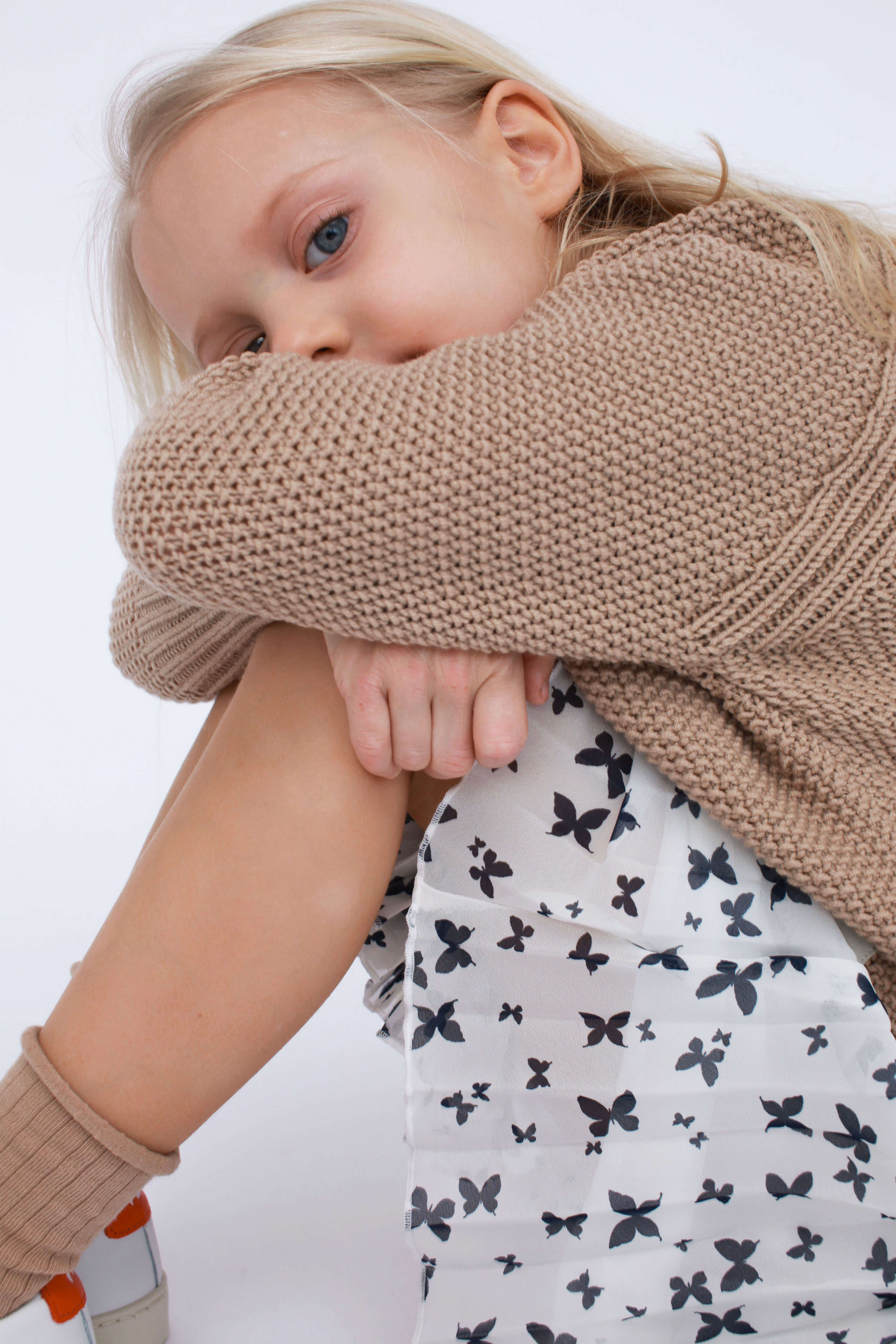 'Bobi' sand sweater