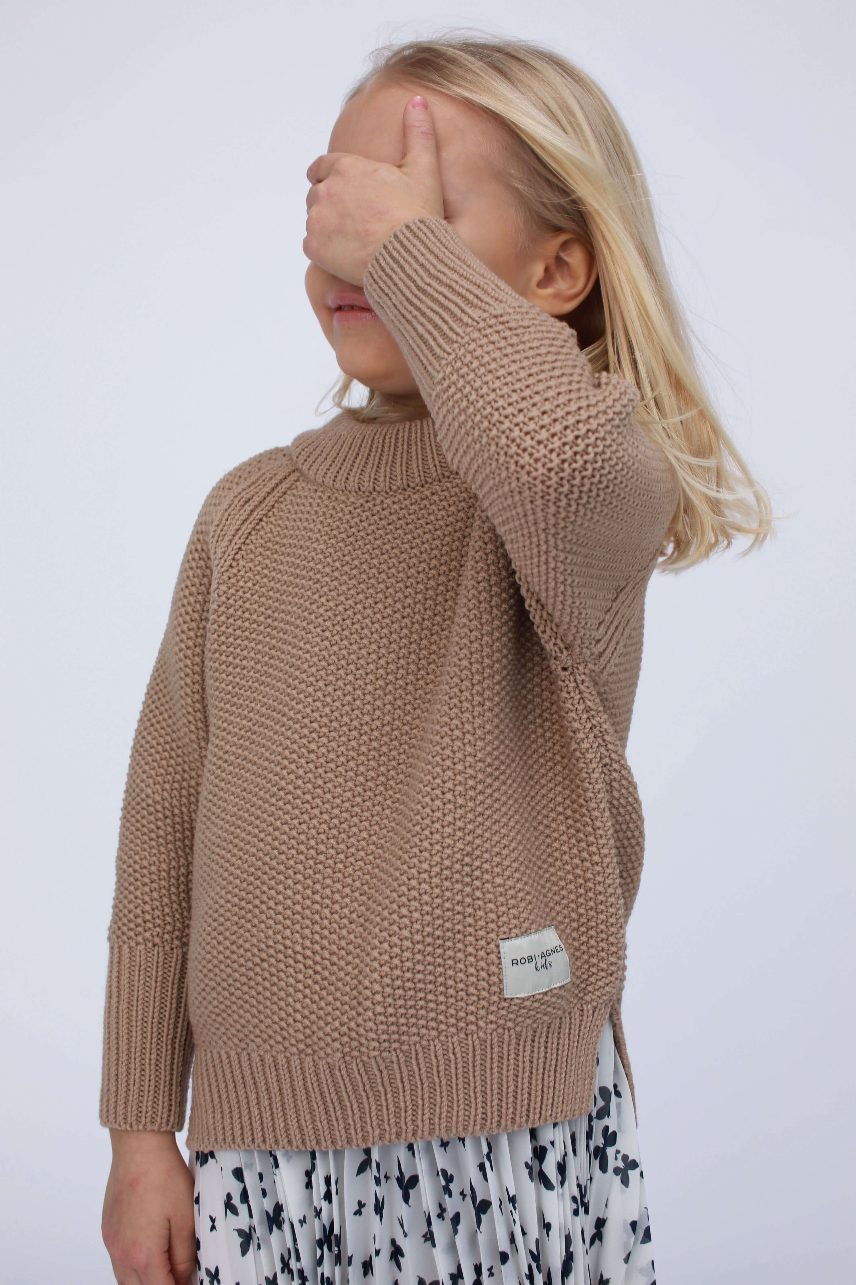 'Bobi' sand sweater