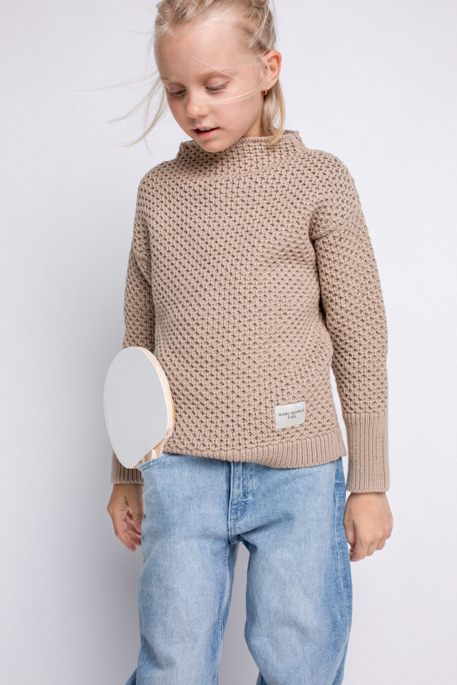 'Nico' sand sweater