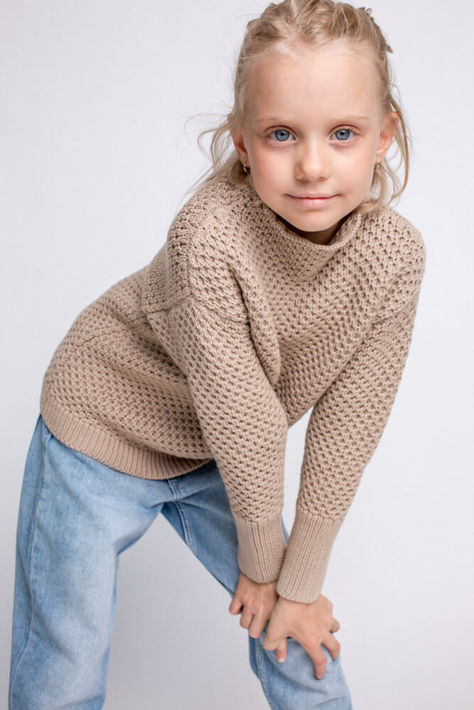 'Nico' sand sweater