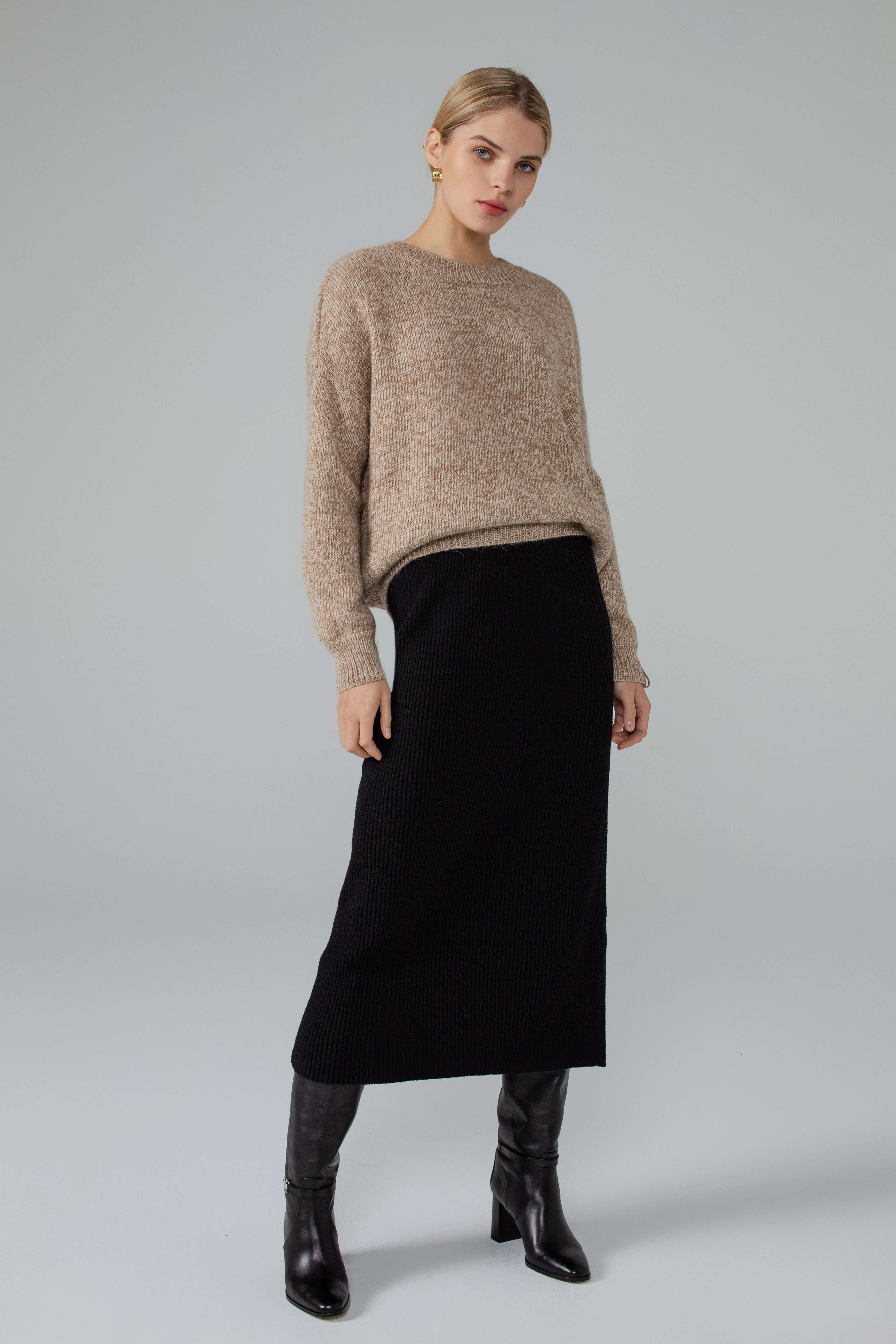 'Uma' melange sweater