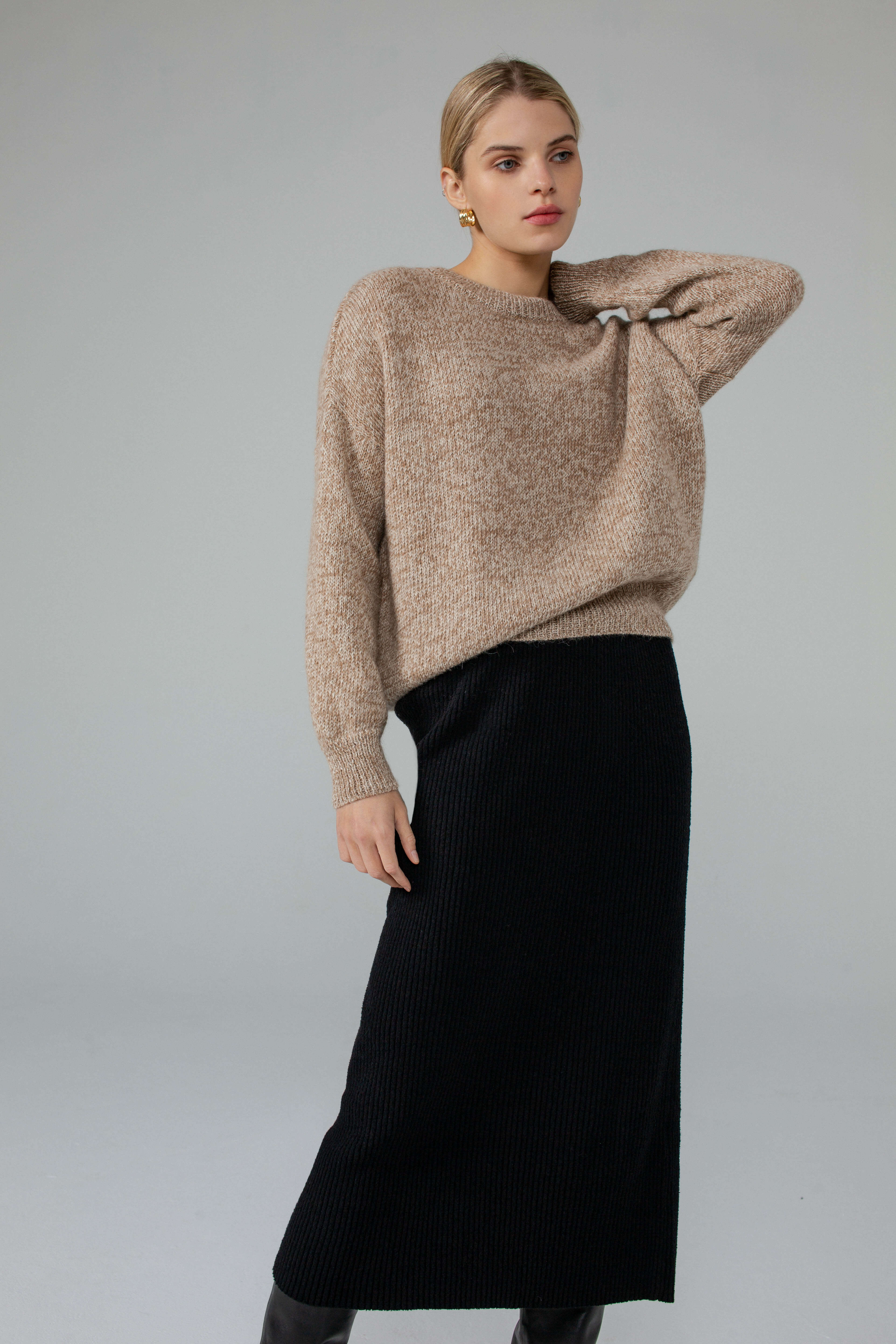 'Uma' melange sweater