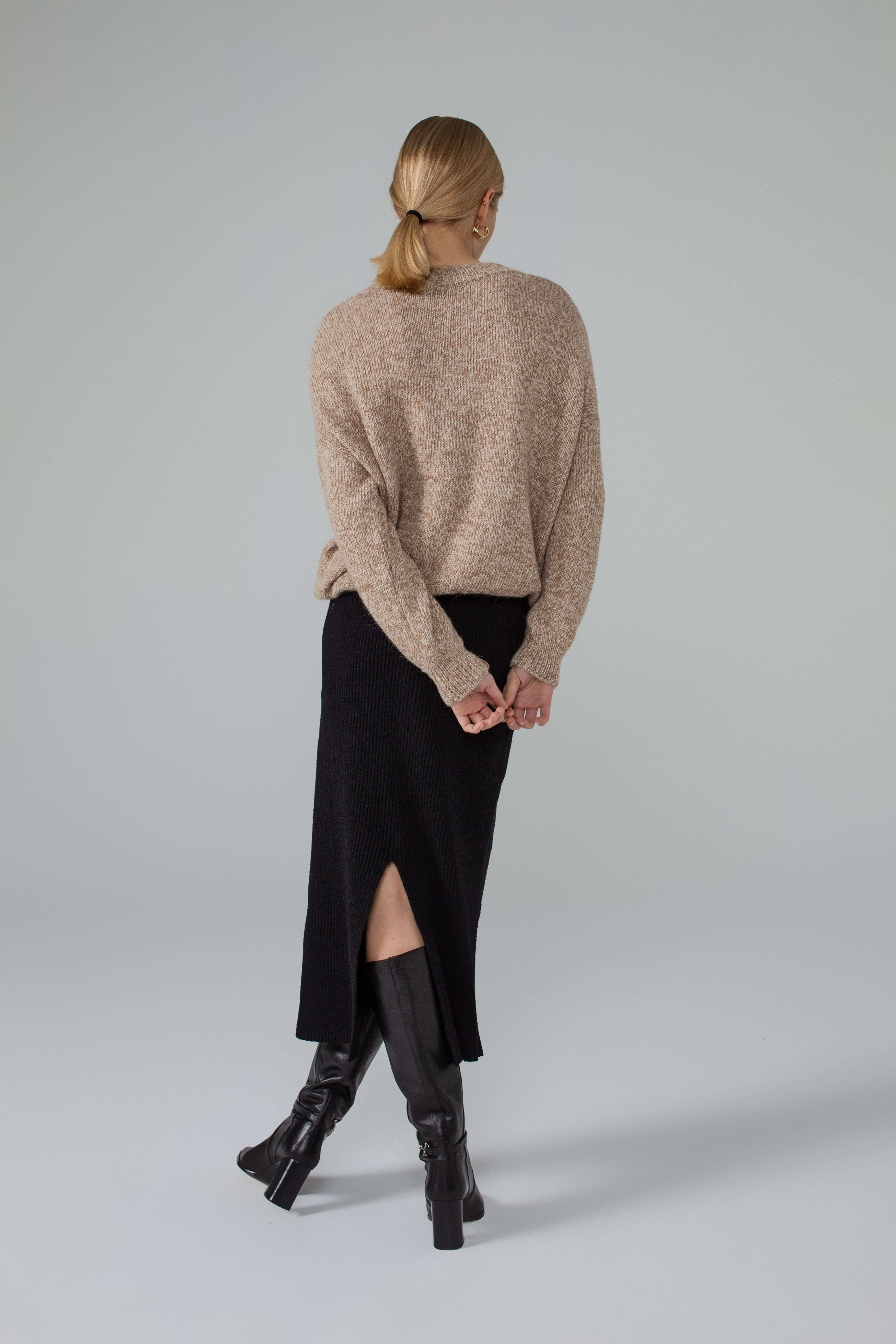 'Uma' melange sweater